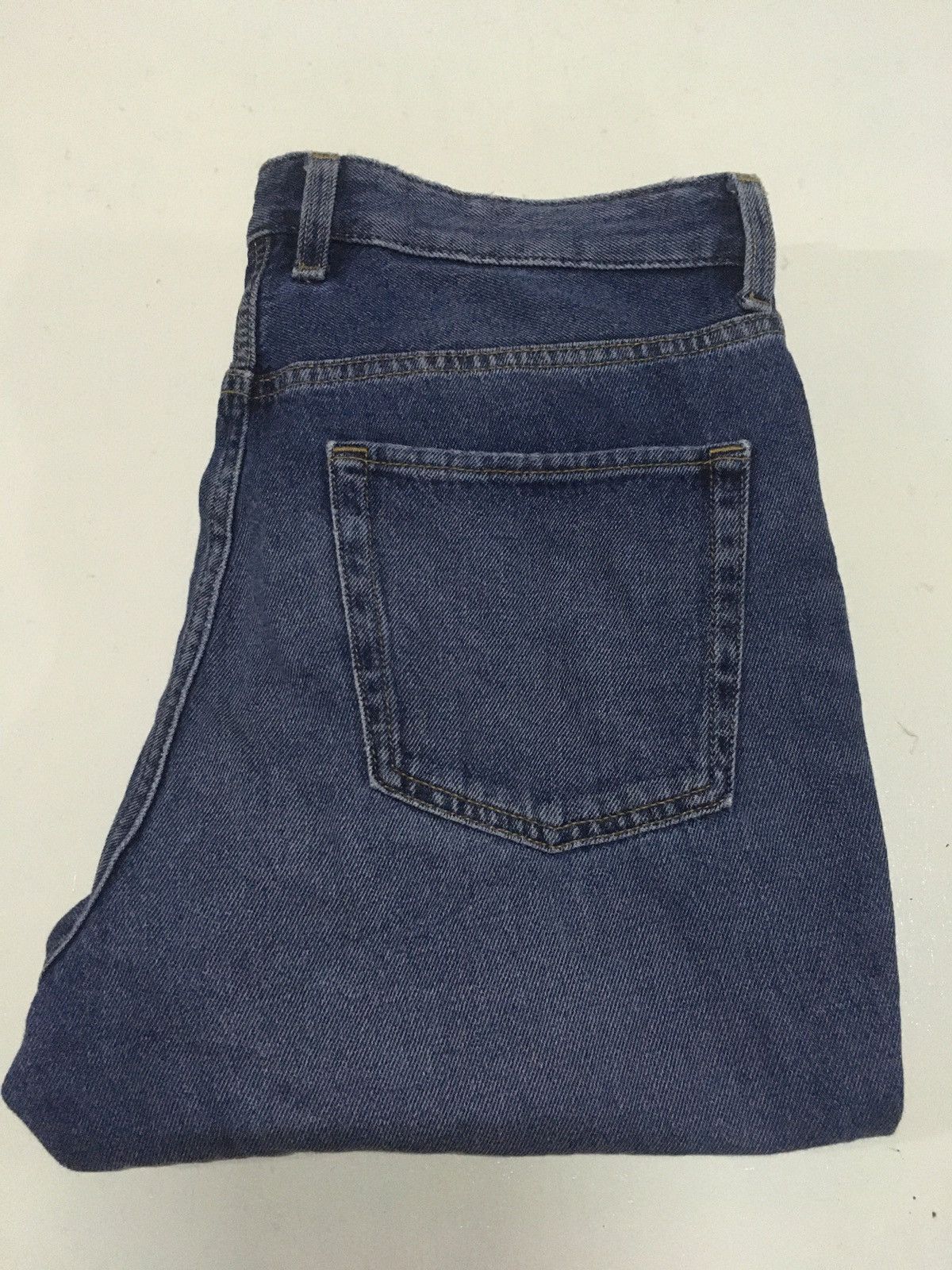 image of Distressed Denim Vintage Gu Distressed Jeans in Blue, Men's (Size 31)