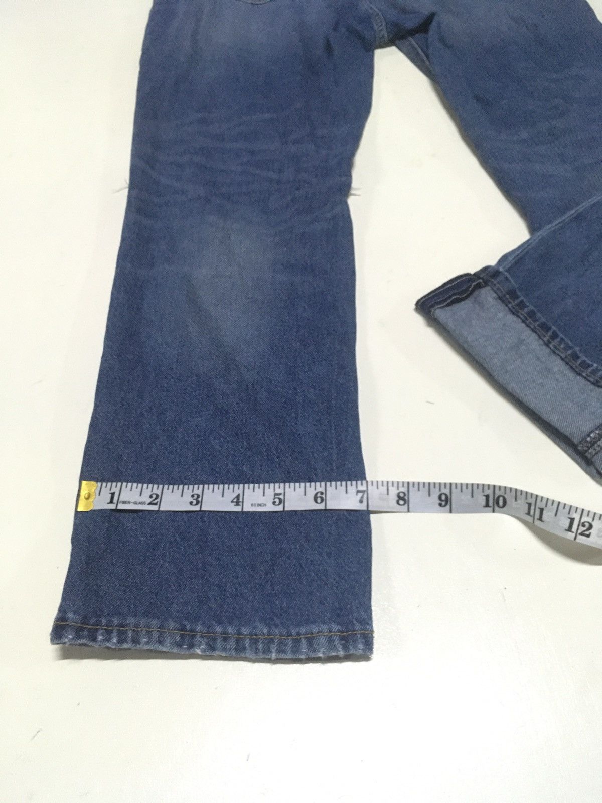 Japanese Brand Vintage GU distressed jeans Size US 31 - 9 Thumbnail
