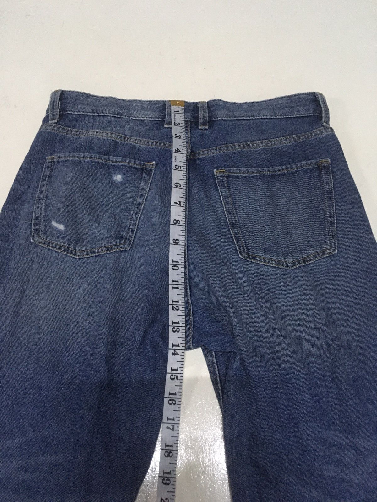 Japanese Brand Vintage GU distressed jeans Size US 31 - 5 Thumbnail