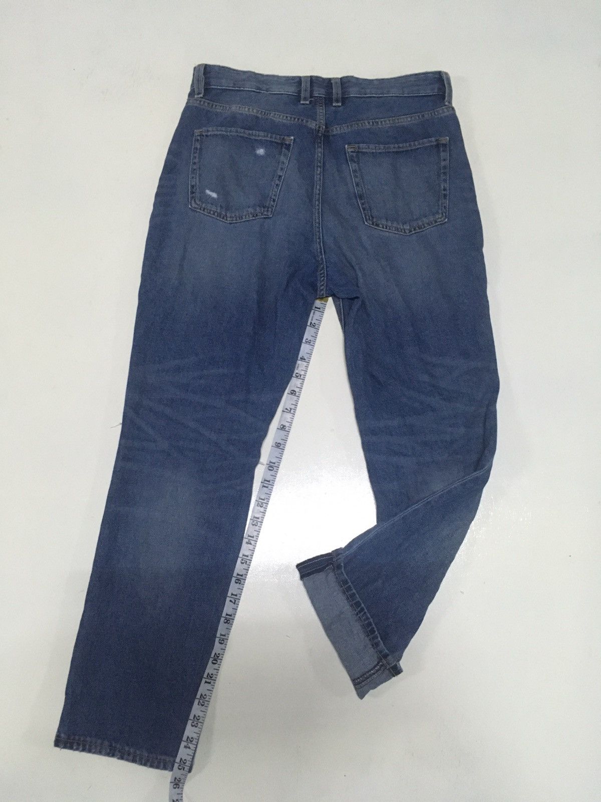 Japanese Brand Vintage GU distressed jeans Size US 31 - 3 Thumbnail