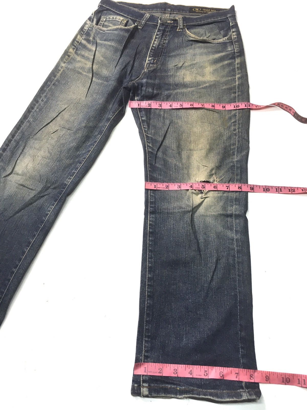 Big John × Vintage vintage Wolvo, produced by big John distressed denim japan Size US 30 / EU 46 - 4 Thumbnail