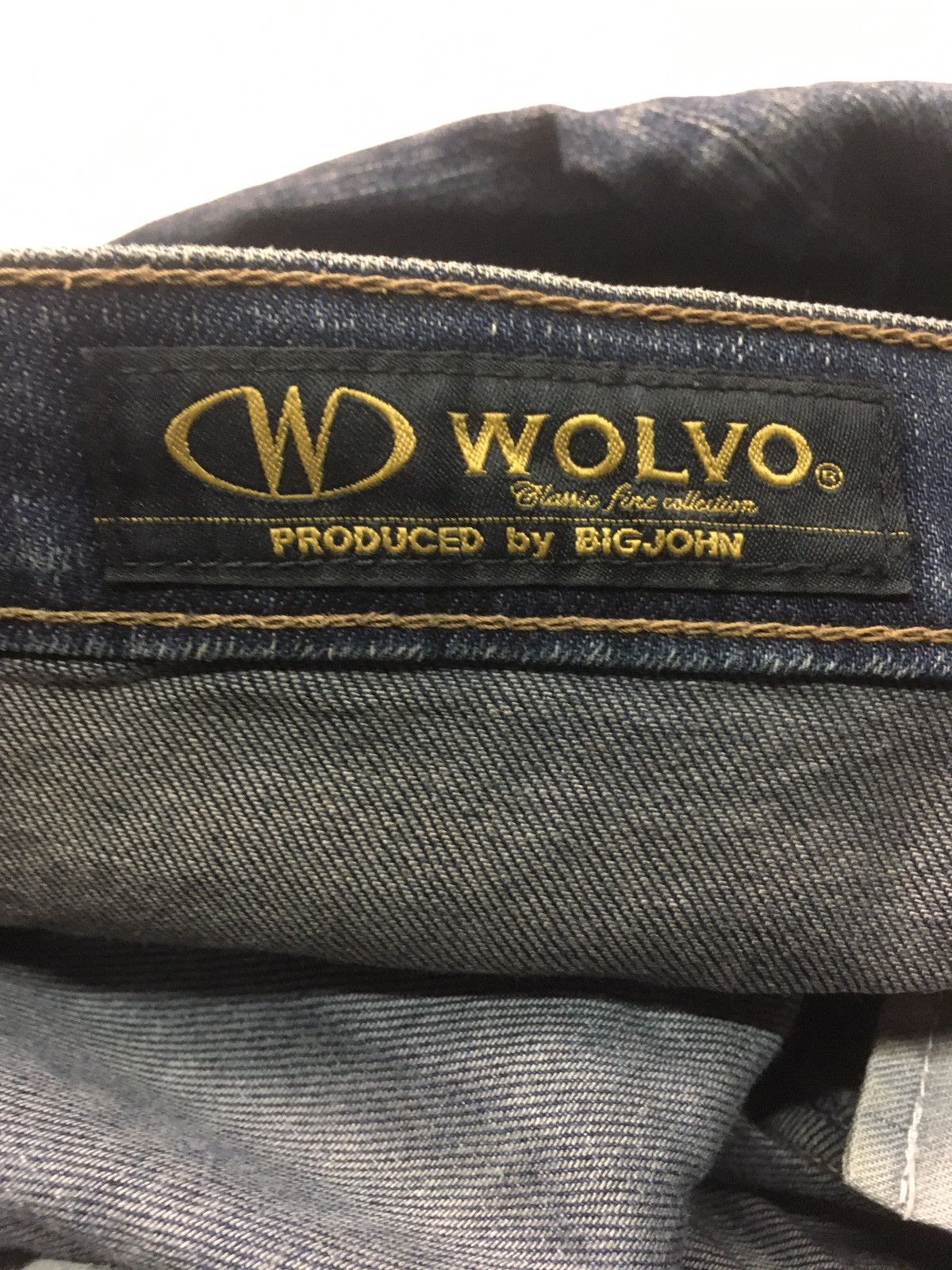 Big John × Vintage vintage Wolvo, produced by big John distressed denim japan Size US 30 / EU 46 - 13 Thumbnail