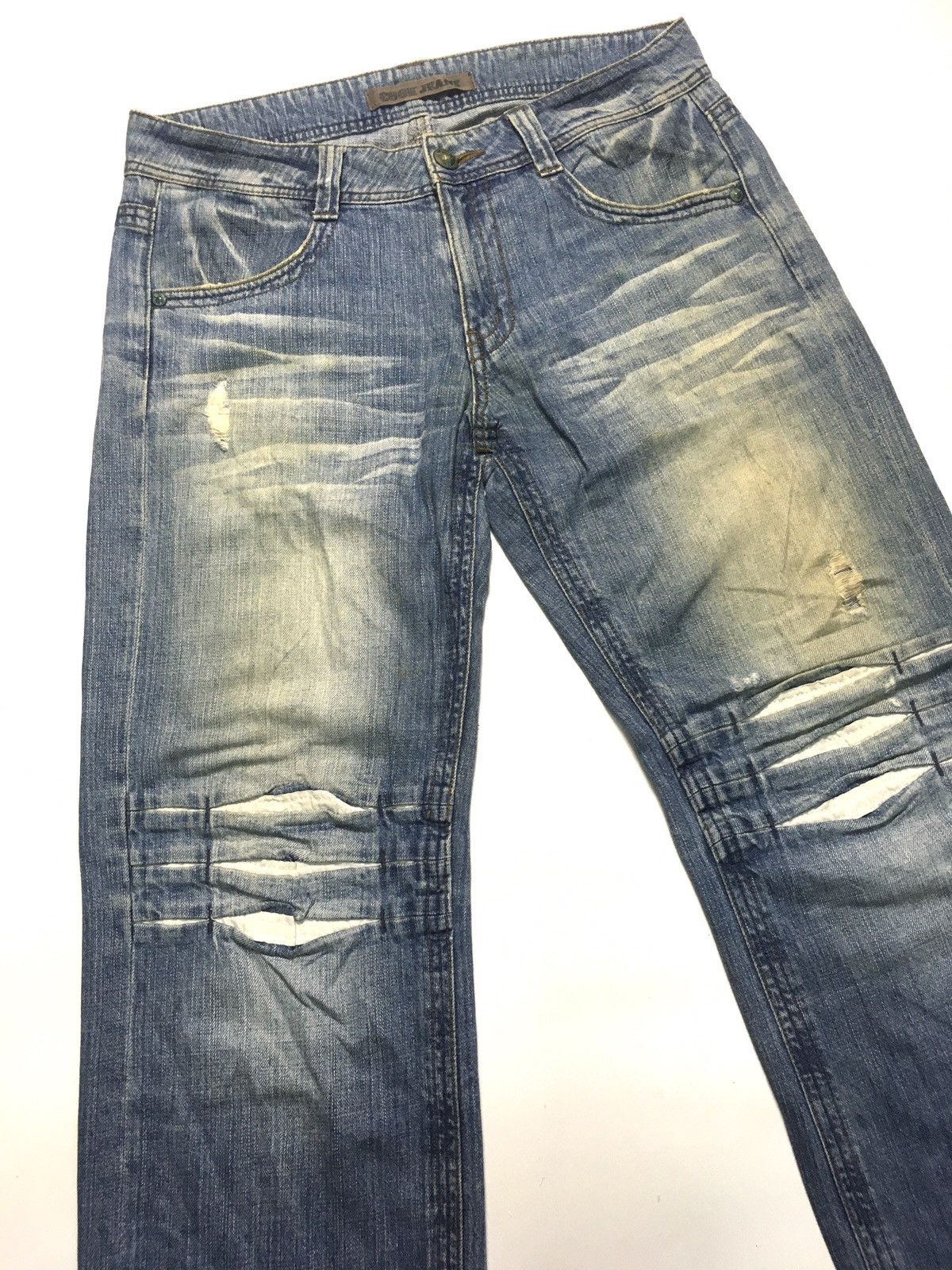 Japanese Brand × Vintage Vintage cook jeans distressed denim japan Size US 33 - 5 Thumbnail