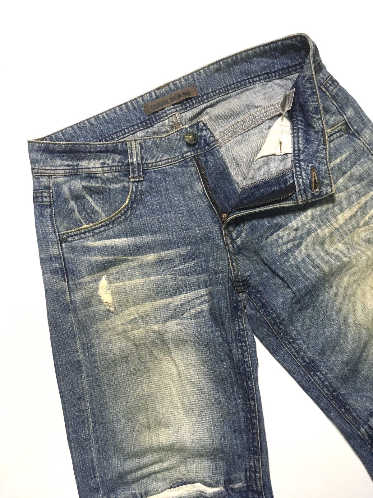 Japanese Brand × Vintage Vintage cook jeans distressed denim japan Size US 33 - 9 Thumbnail