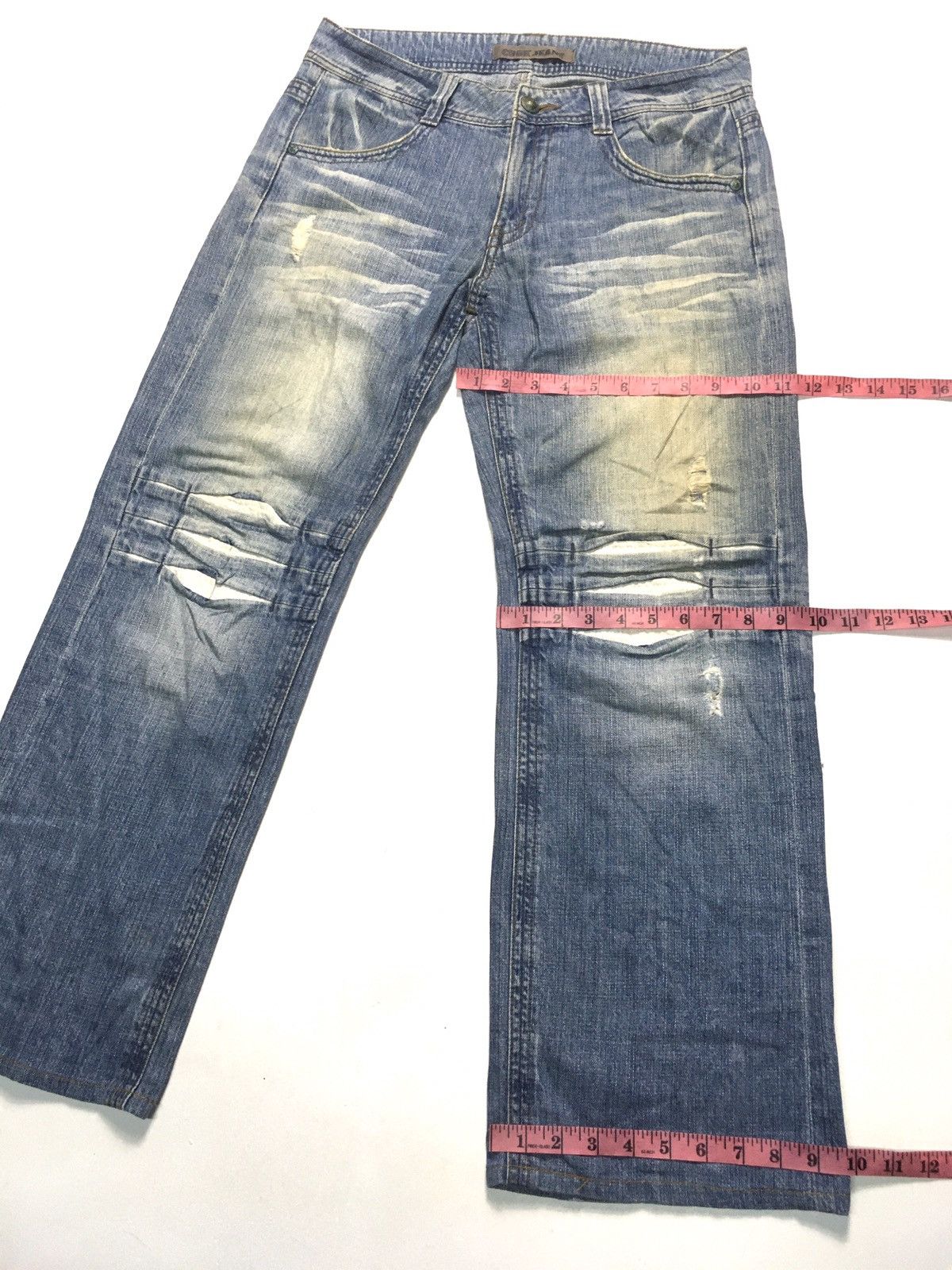Japanese Brand × Vintage Vintage cook jeans distressed denim japan Size US 33 - 4 Thumbnail