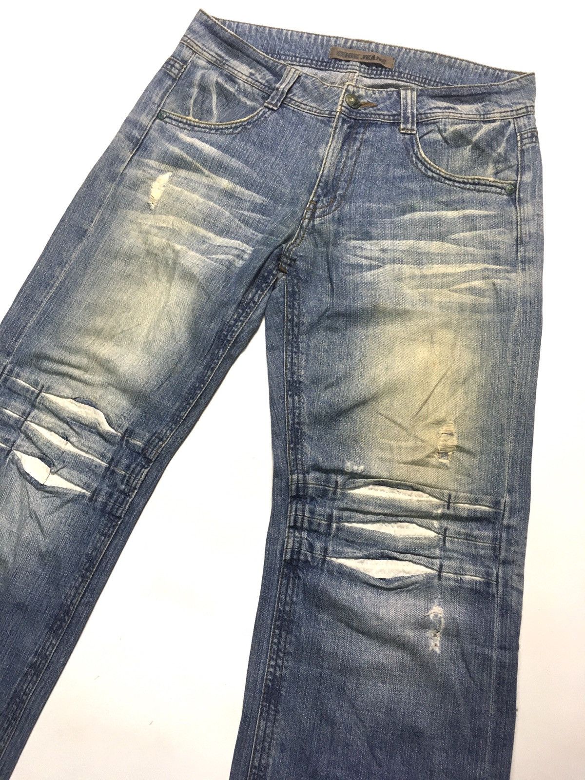 Japanese Brand × Vintage Vintage cook jeans distressed denim japan Size US 33 - 6 Thumbnail