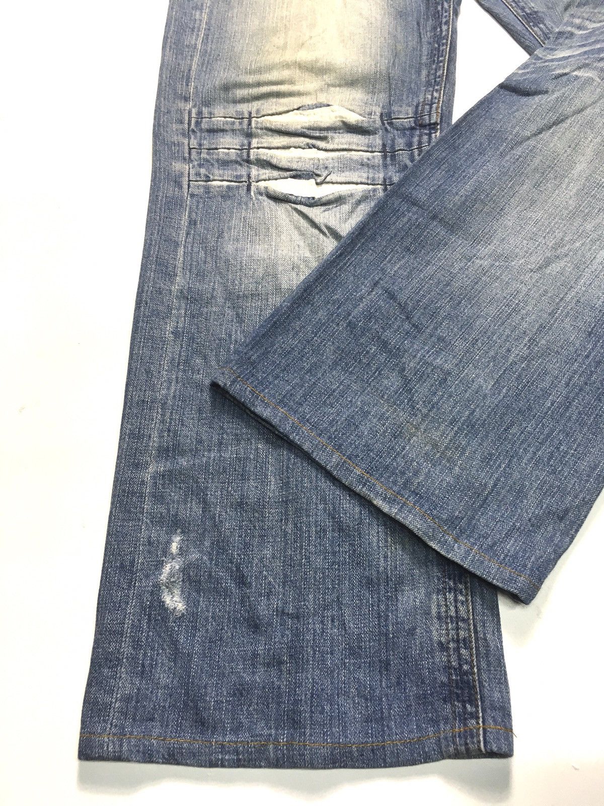 Japanese Brand × Vintage Vintage cook jeans distressed denim japan Size US 33 - 12 Thumbnail