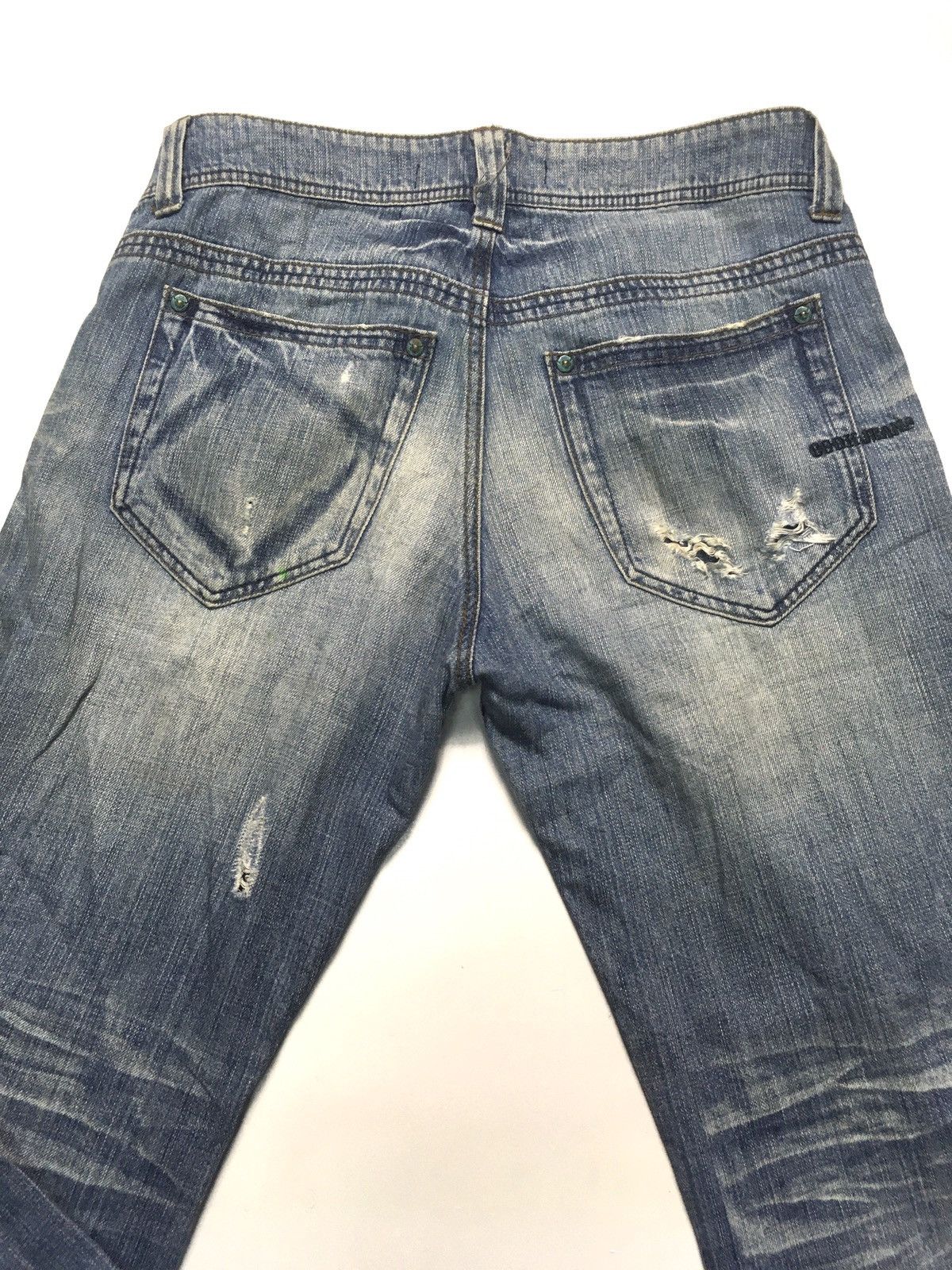 Japanese Brand × Vintage Vintage cook jeans distressed denim japan Size US 33 - 10 Thumbnail