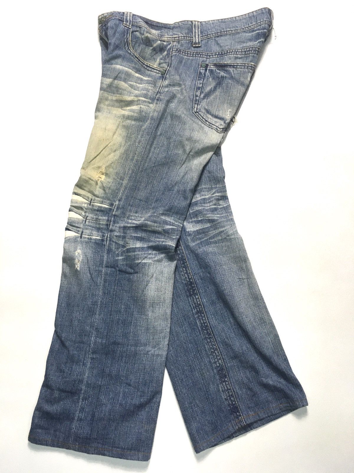 Japanese Brand × Vintage Vintage cook jeans distressed denim japan Size US 33 - 8 Thumbnail