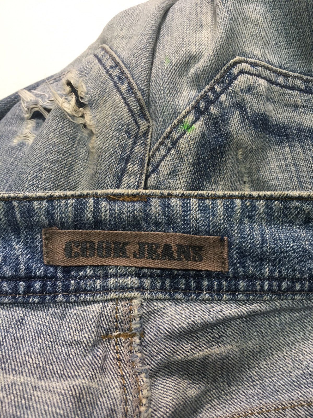 Japanese Brand × Vintage Vintage cook jeans distressed denim japan Size US 33 - 13 Thumbnail