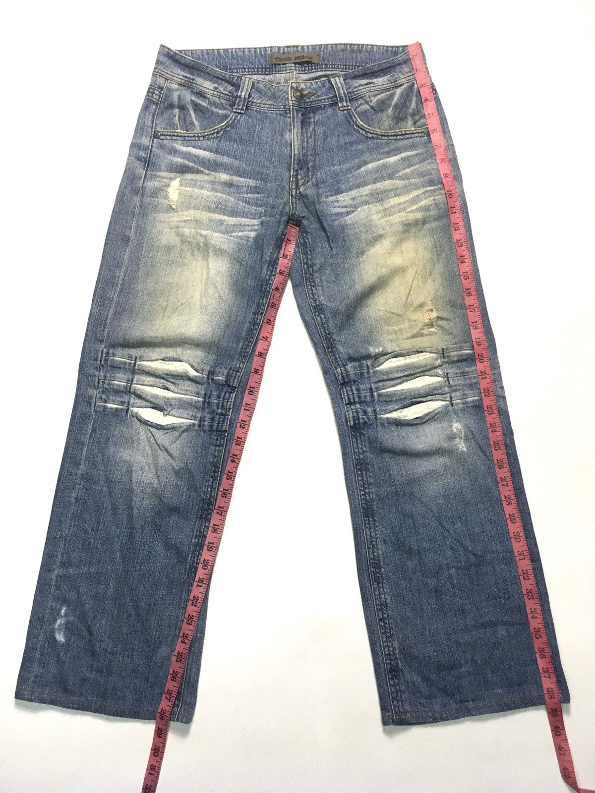 Japanese Brand × Vintage Vintage cook jeans distressed denim japan Size US 33 - 2 Thumbnail