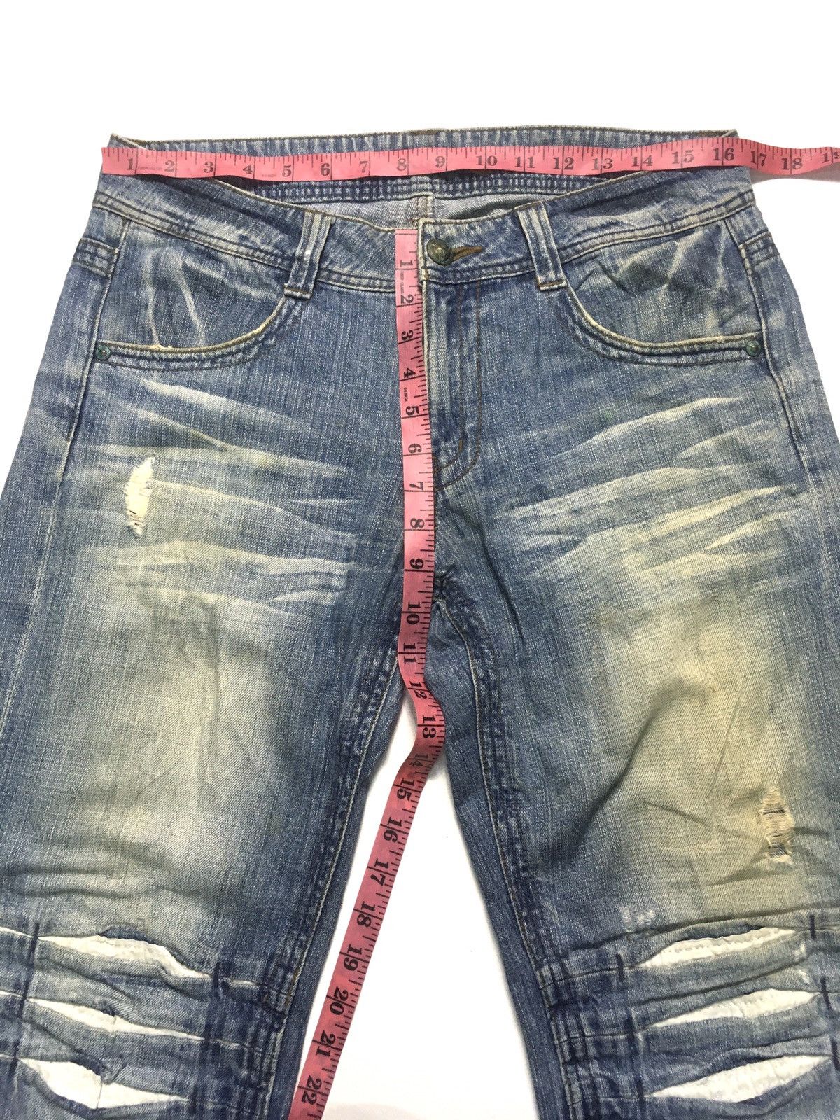 Japanese Brand × Vintage Vintage cook jeans distressed denim japan Size US 33 - 3 Thumbnail