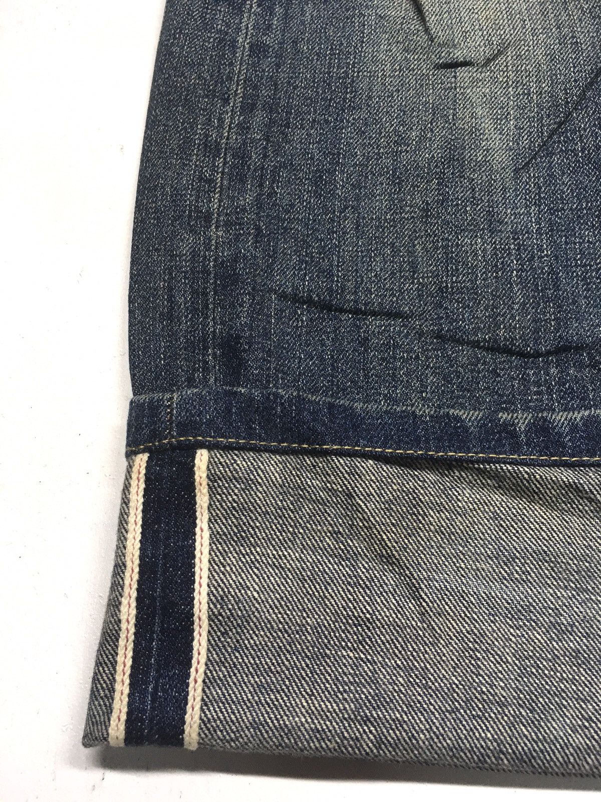Japanese Brand × Uniqlo Vintage uniqlo distressed selvage denim Size US 33 - 10 Thumbnail