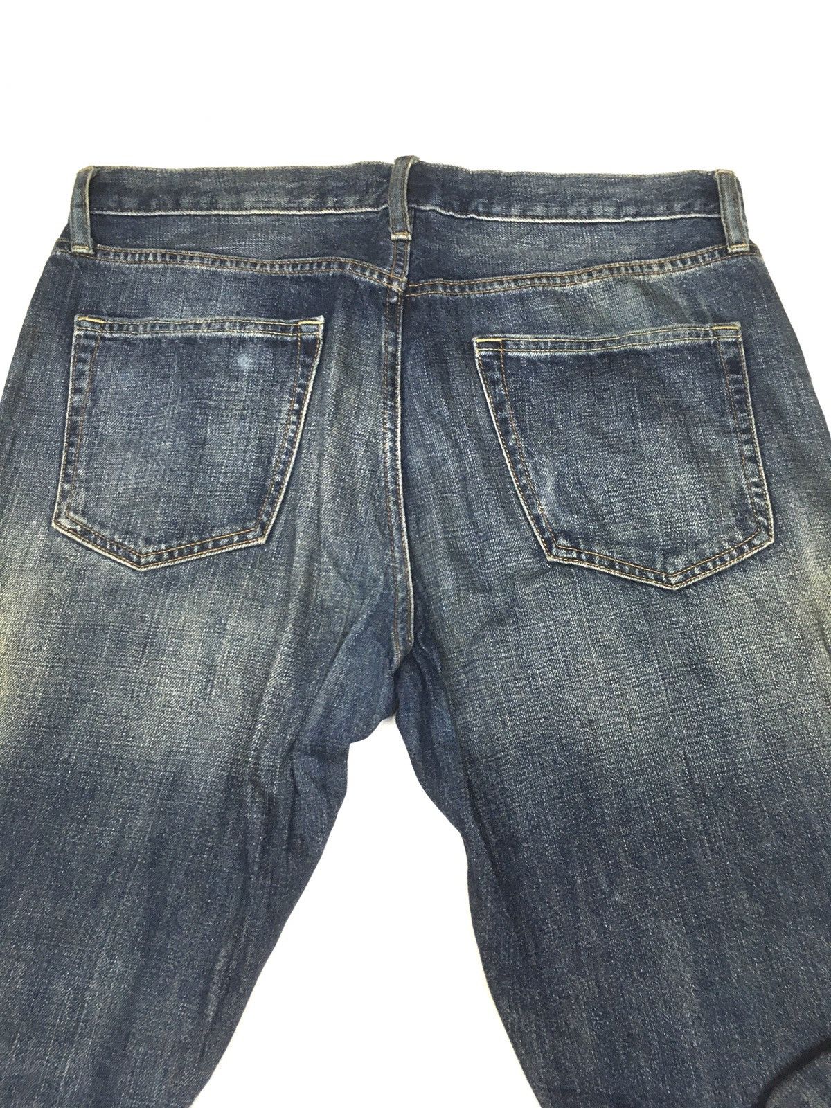 Japanese Brand × Uniqlo Vintage uniqlo distressed selvage denim Size US 33 - 6 Thumbnail