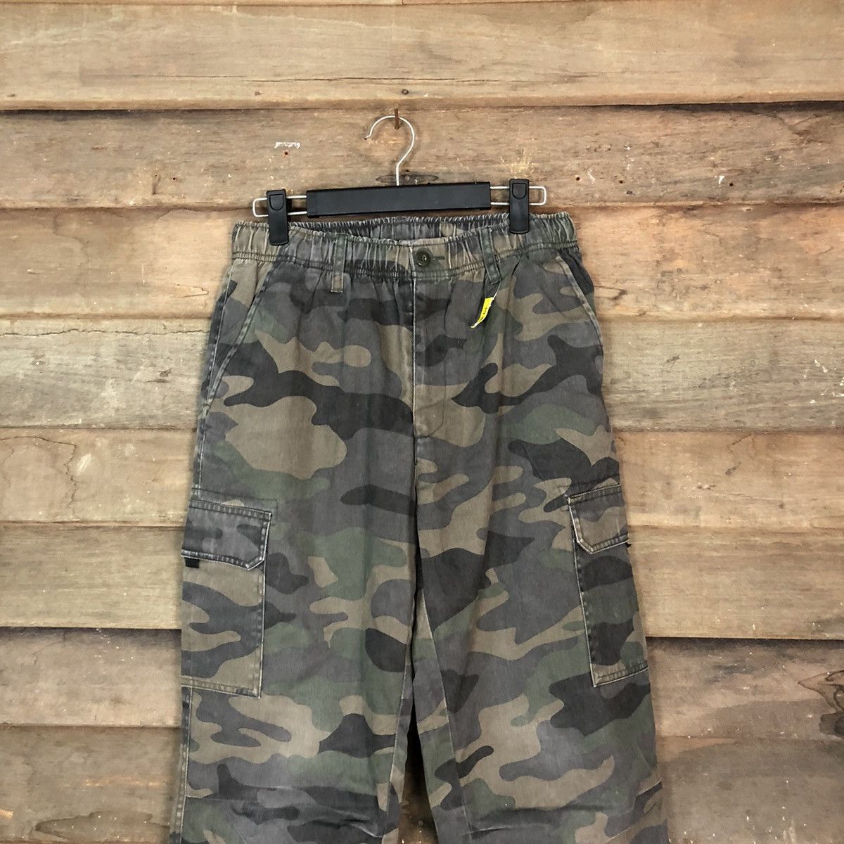 Japanese Brand DL Military Army Green Cargo Multipocket Pants #1464 Size US 30 / EU 46 - 2 Thumbnail