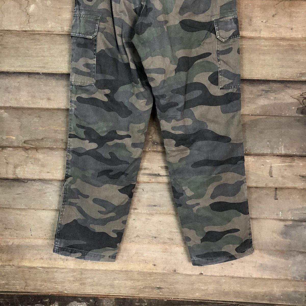 Japanese Brand DL Military Army Green Cargo Multipocket Pants #1464 Size US 30 / EU 46 - 11 Thumbnail