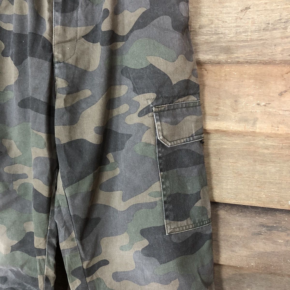 Japanese Brand DL Military Army Green Cargo Multipocket Pants #1464 Size US 30 / EU 46 - 5 Thumbnail