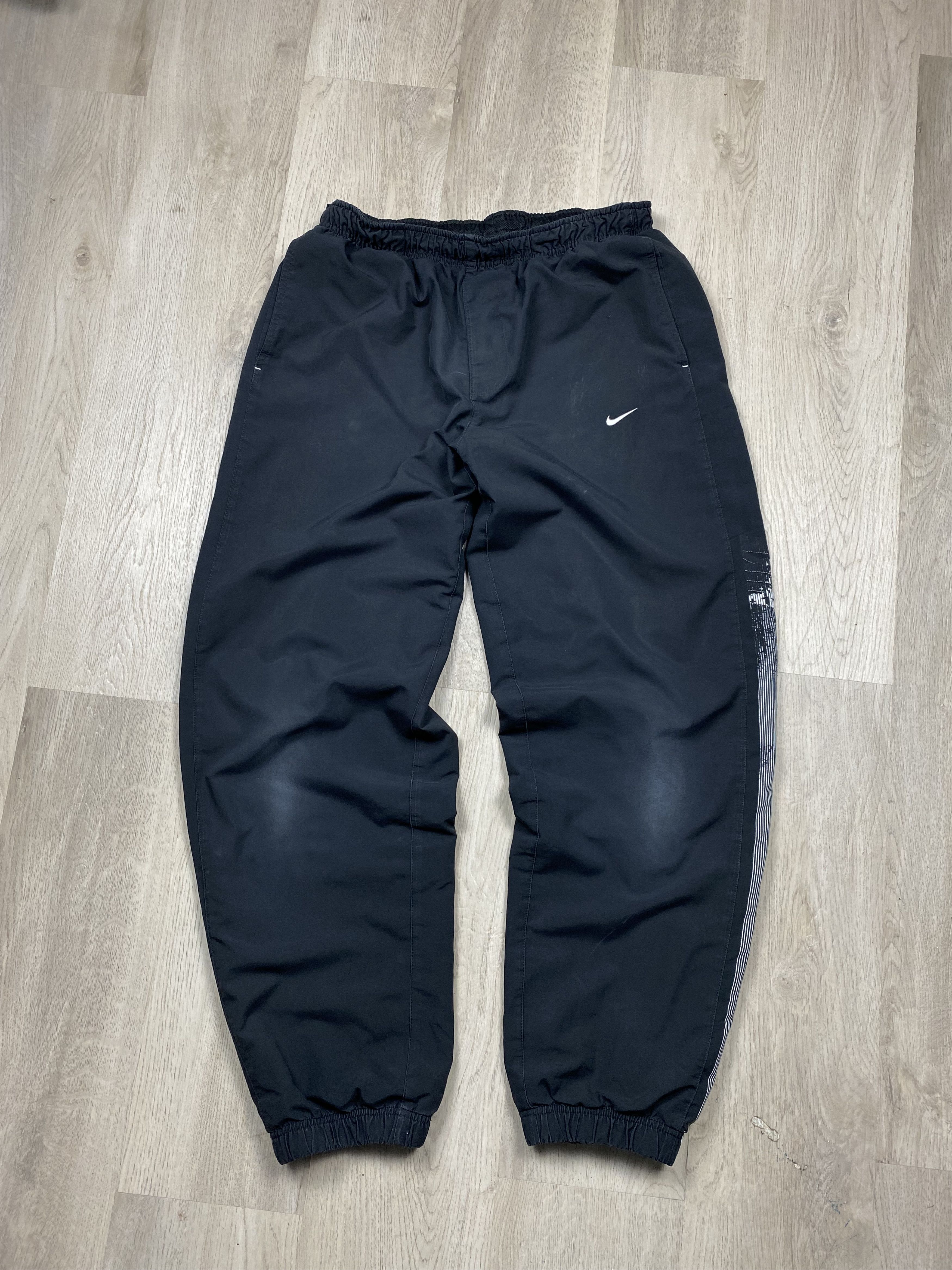 Nike × Vintage Nike Vintage Distressed Nylon Pants Y2K Drill Gorpcore Size US 34 / EU 50 - 1 Thumbnail