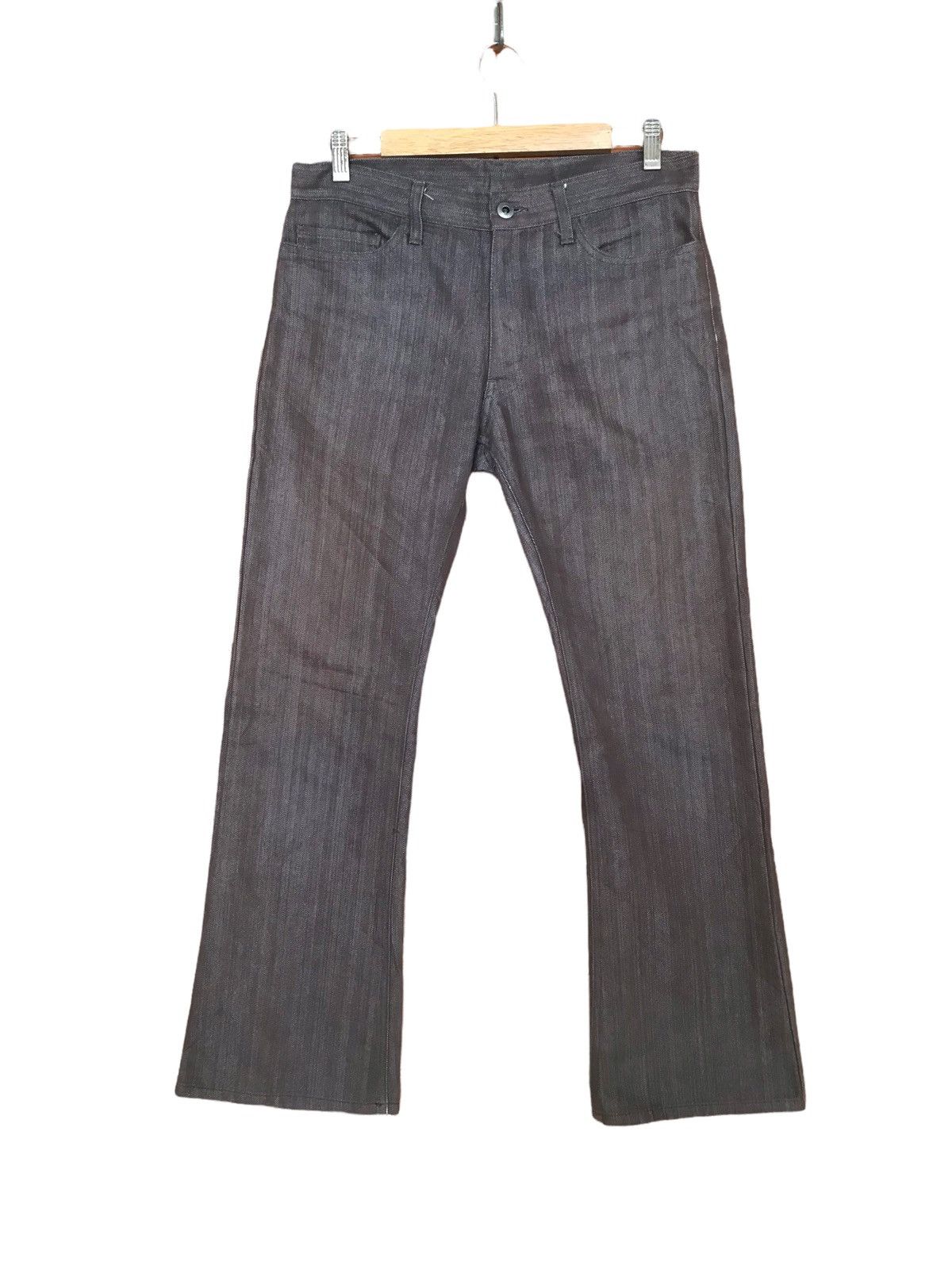 Hysteric Glamour Flare Jeans Rupert The Difference HBT Striped Boot Cut Size US 31 - 1 Thumbnail