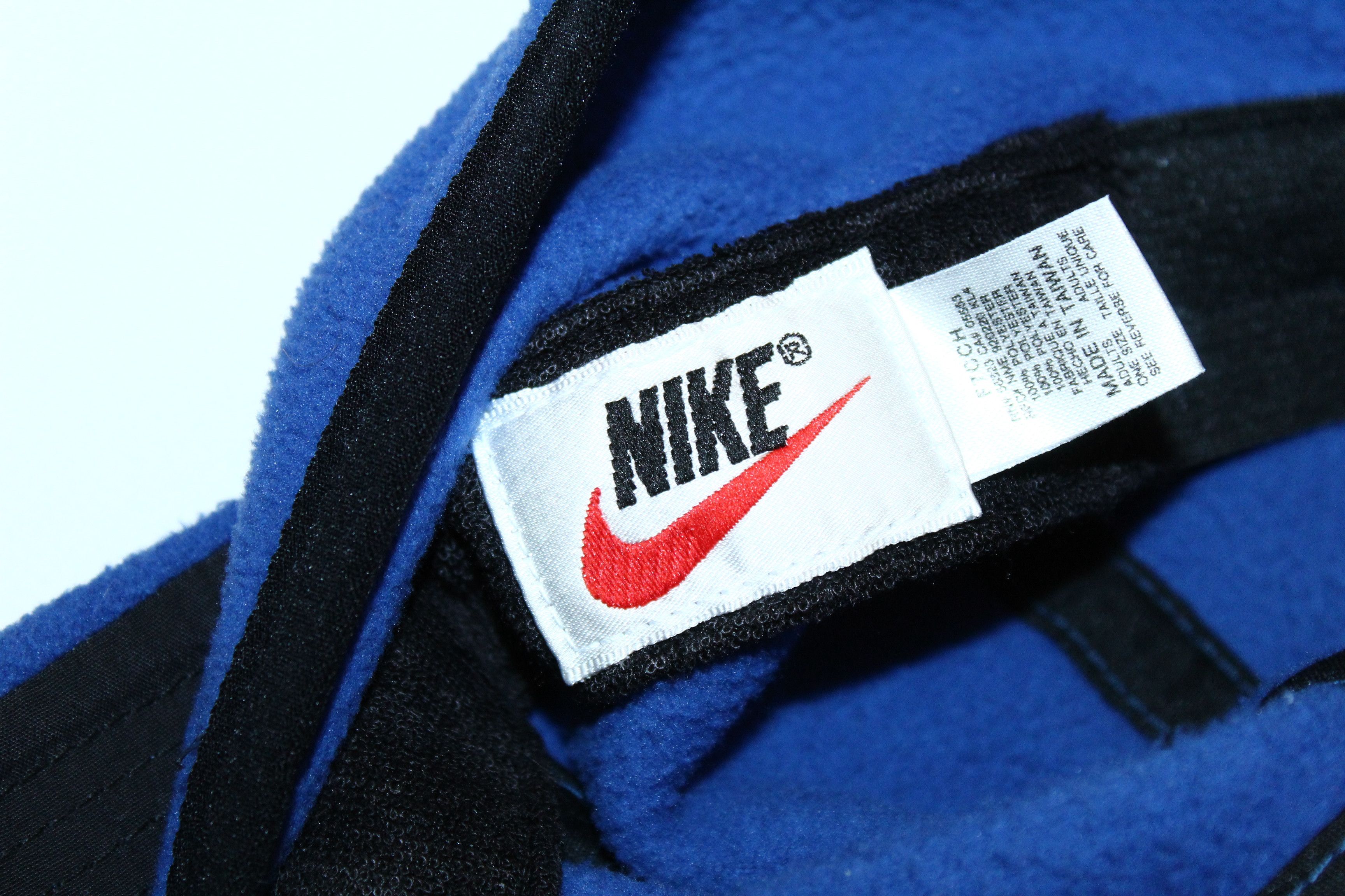 Nike Vintage Nike Therma F.I.T. Big Swoosh Fleece Hat Size ONE SIZE - 6 Thumbnail
