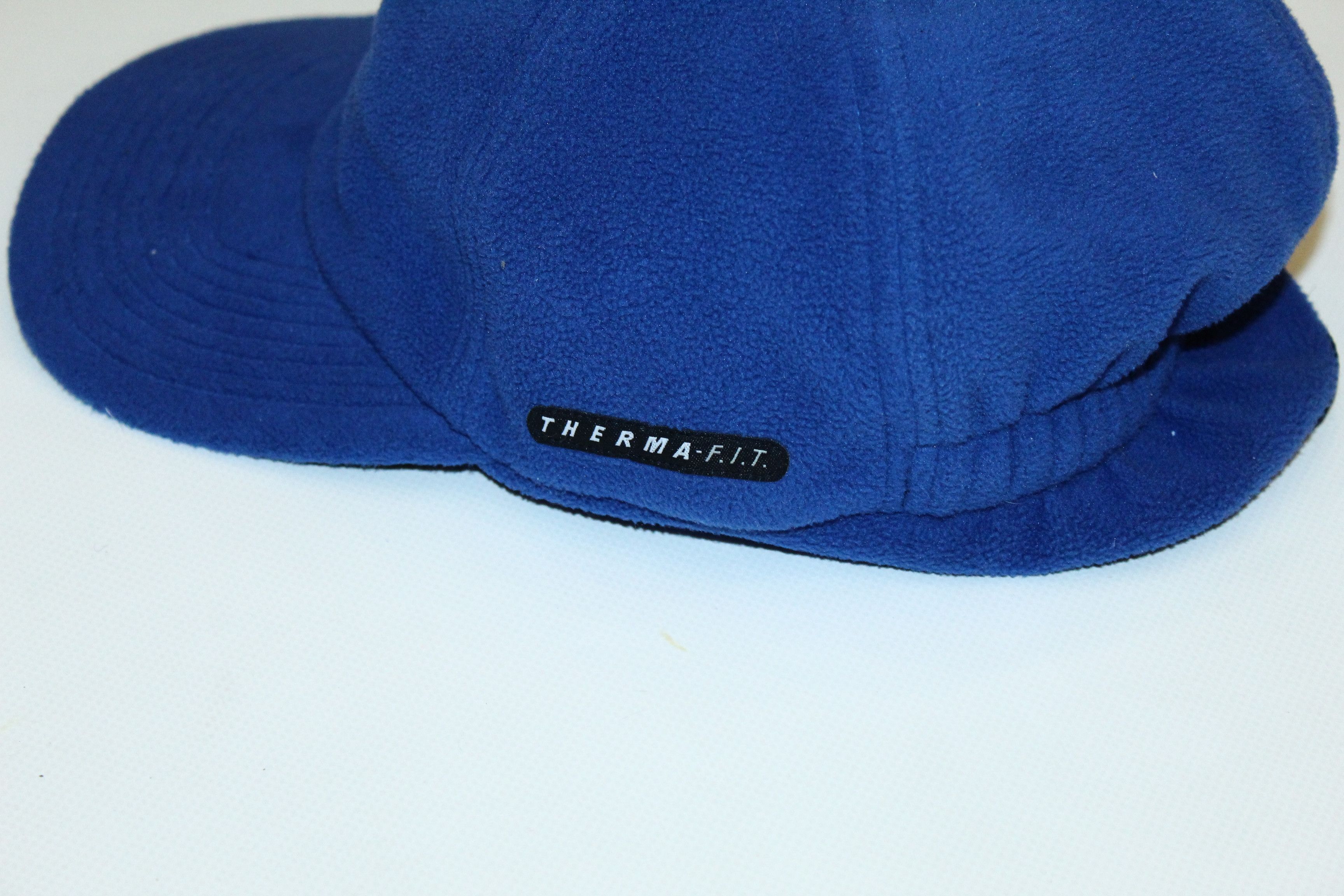 Nike Vintage Nike Therma F.I.T. Big Swoosh Fleece Hat Size ONE SIZE - 3 Thumbnail