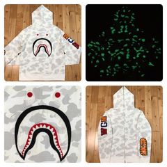 BAPE Niigata city camo Shark full zip hoodie NIGO A Bathing Ape Size S