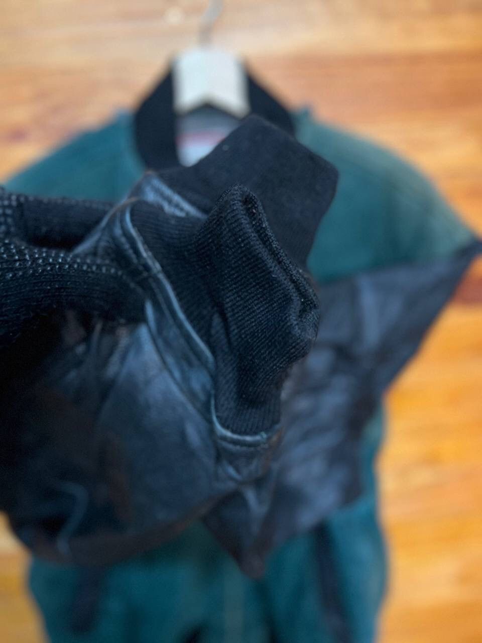 Mr. Junko × Vintage VINTAGE MR. JUNKO EMBROIDERED LEATHER VARSITY JACKET Size US L / EU 52-54 / 3 - 9 Thumbnail