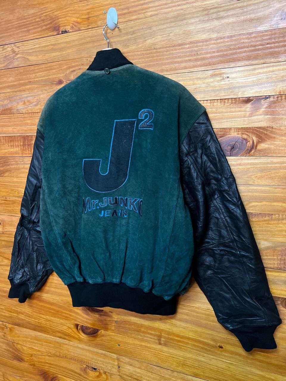 Mr. Junko × Vintage VINTAGE MR. JUNKO EMBROIDERED LEATHER VARSITY JACKET Size US L / EU 52-54 / 3 - 3 Thumbnail