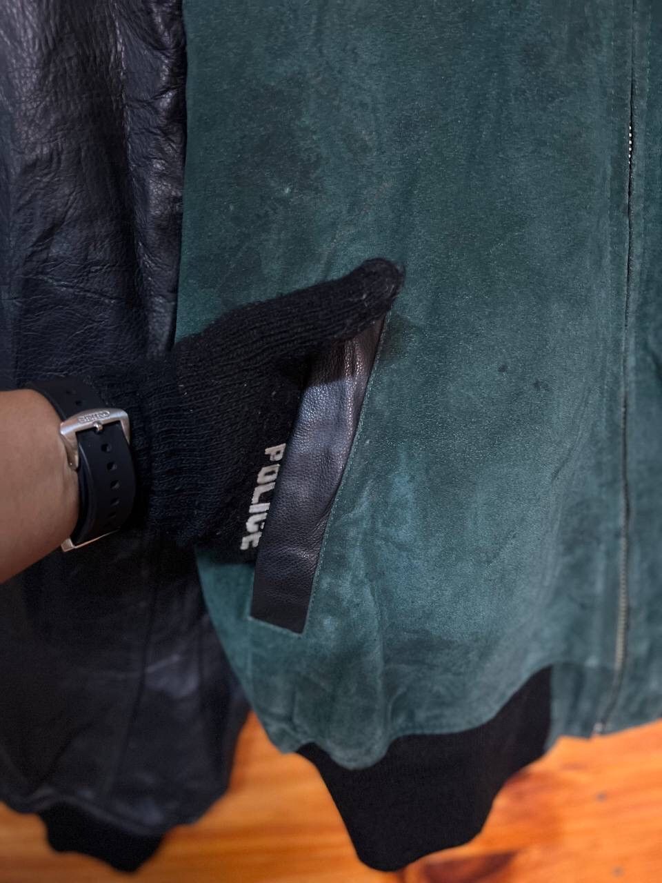 Mr. Junko × Vintage VINTAGE MR. JUNKO EMBROIDERED LEATHER VARSITY JACKET Size US L / EU 52-54 / 3 - 8 Thumbnail