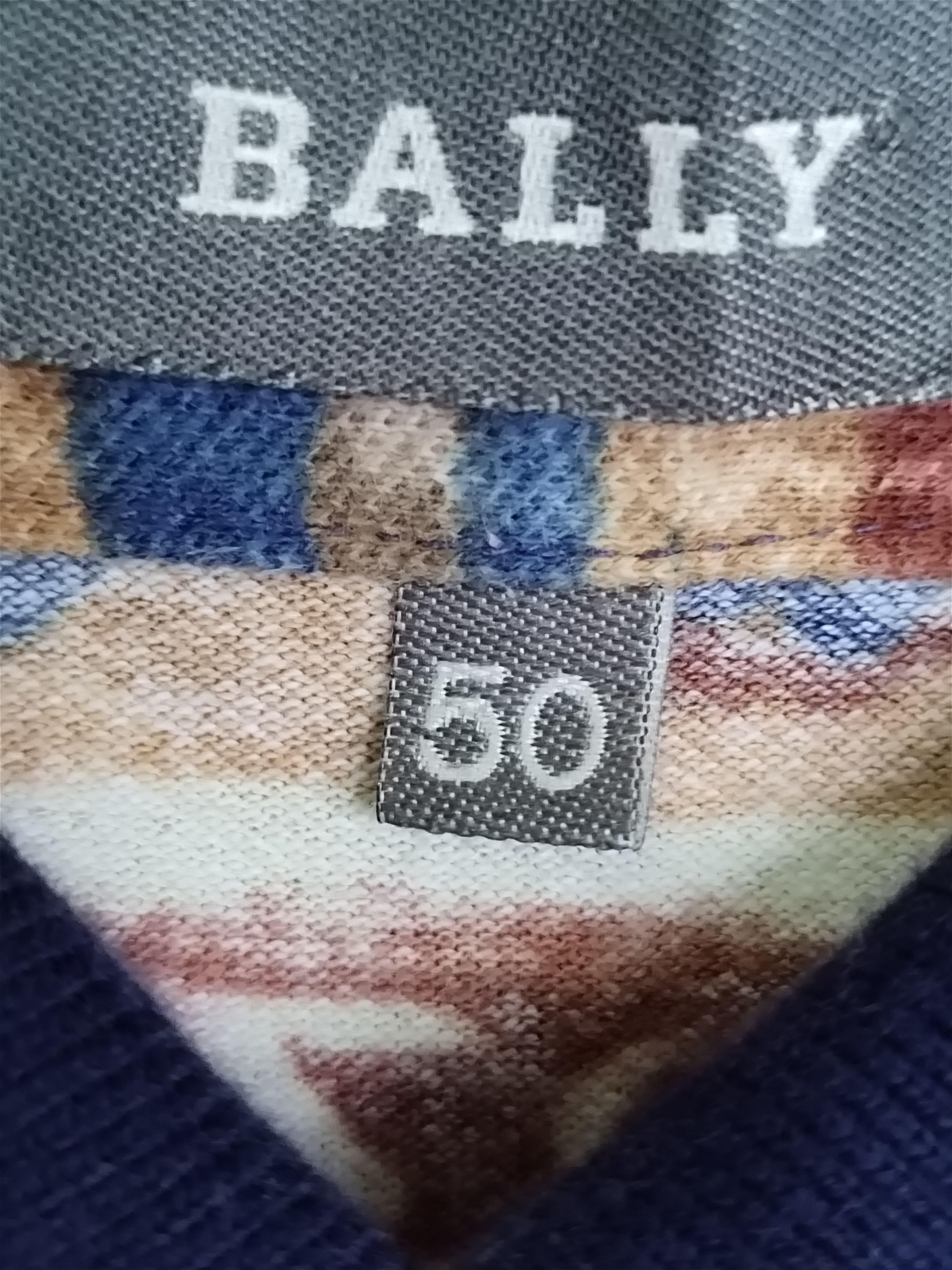 Bally Vintage BALLY Made In Italy Full Print Polo Shirt Size US XL / EU 56 / 4 - 12 Thumbnail