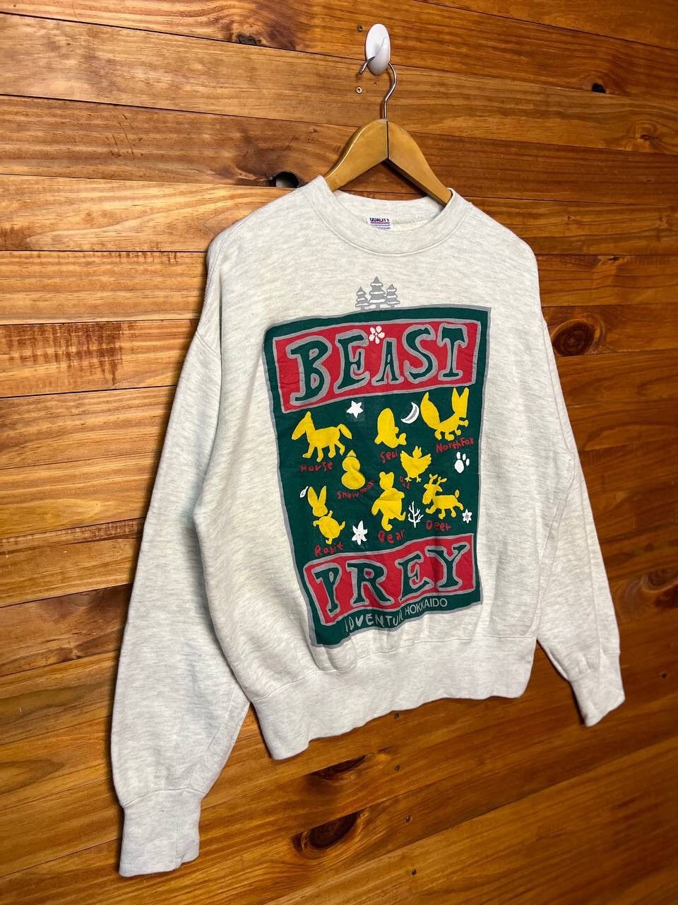 Japanese Brand VINTAGE BEAST PREY ADVENTURE HOKKAIDO SWEATSHIRT Size US M / EU 48-50 / 2 - 2 Thumbnail
