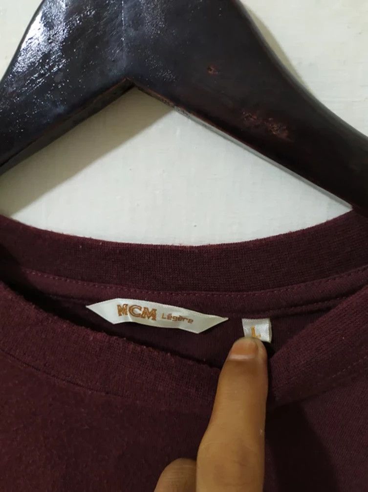 MCM × Vintage 🔥MCM Longsleeve Two tone Big Logo Print Size US L / EU 52-54 / 3 - 5 Thumbnail