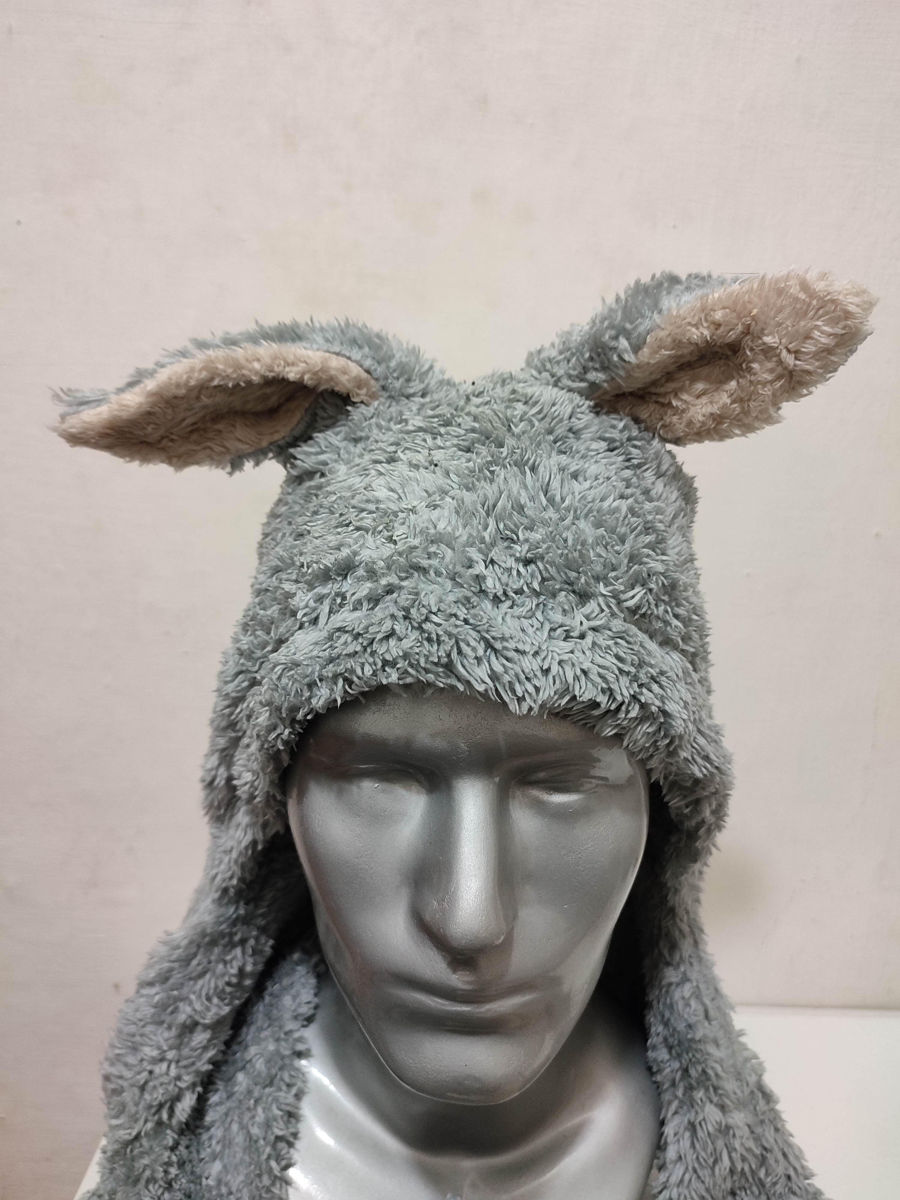Other 🔥Unknown Fleece Bunny Ear Hats Size ONE SIZE - 2 Thumbnail