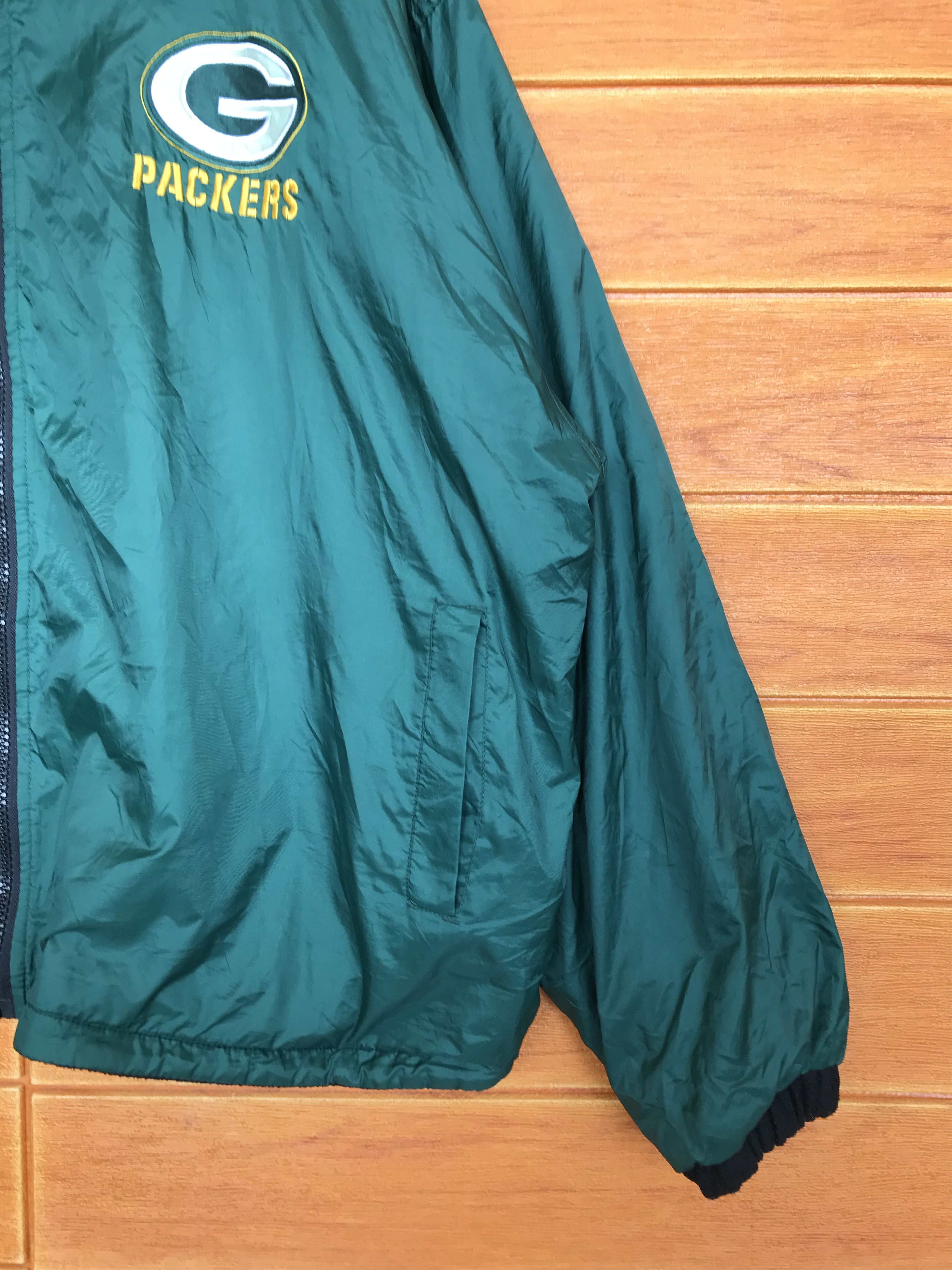 NFL Vintage 90s Green Bay Packers NFL Reversible Jacket Size US XXL / EU 58 / 5 - 5 Thumbnail