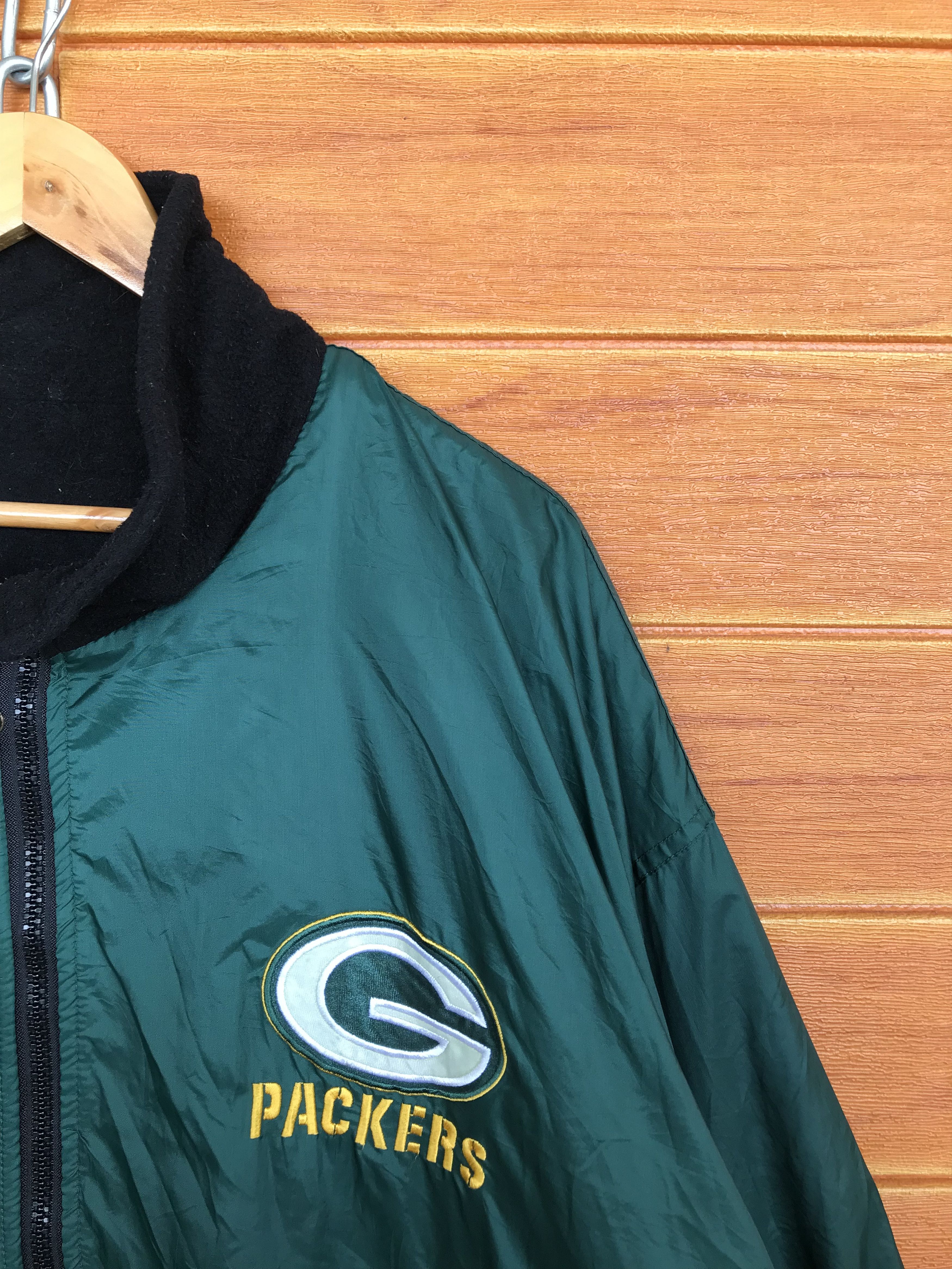 NFL Vintage 90s Green Bay Packers NFL Reversible Jacket Size US XXL / EU 58 / 5 - 3 Thumbnail