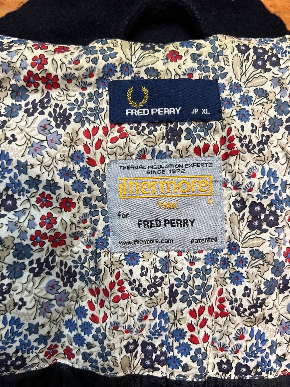 Fred Perry FRED PERRY THERMORE PEA COAT DOUBLE BREAST JACKET Size US XL / EU 56 / 4 - 13 Thumbnail