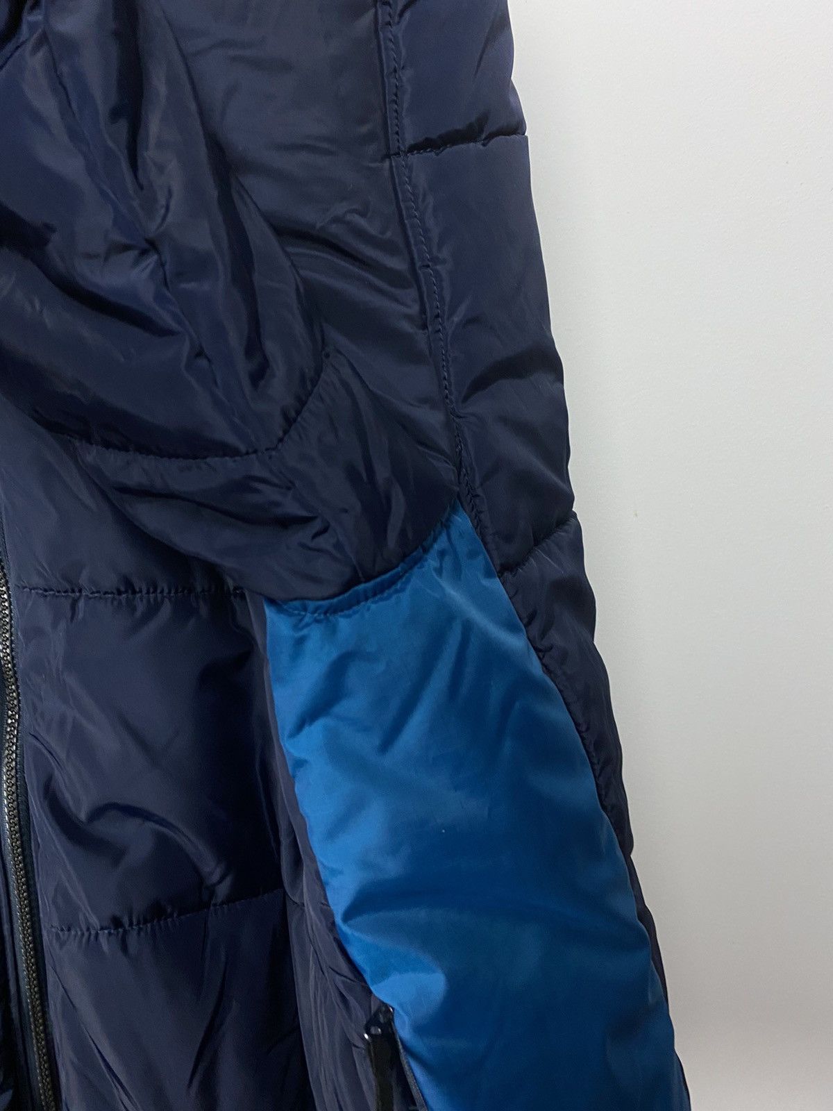 Nike × Vintage 90s Nike vintage navy / blue reversible jacket small swoosh Size US XL / EU 56 / 4 - 6 Thumbnail