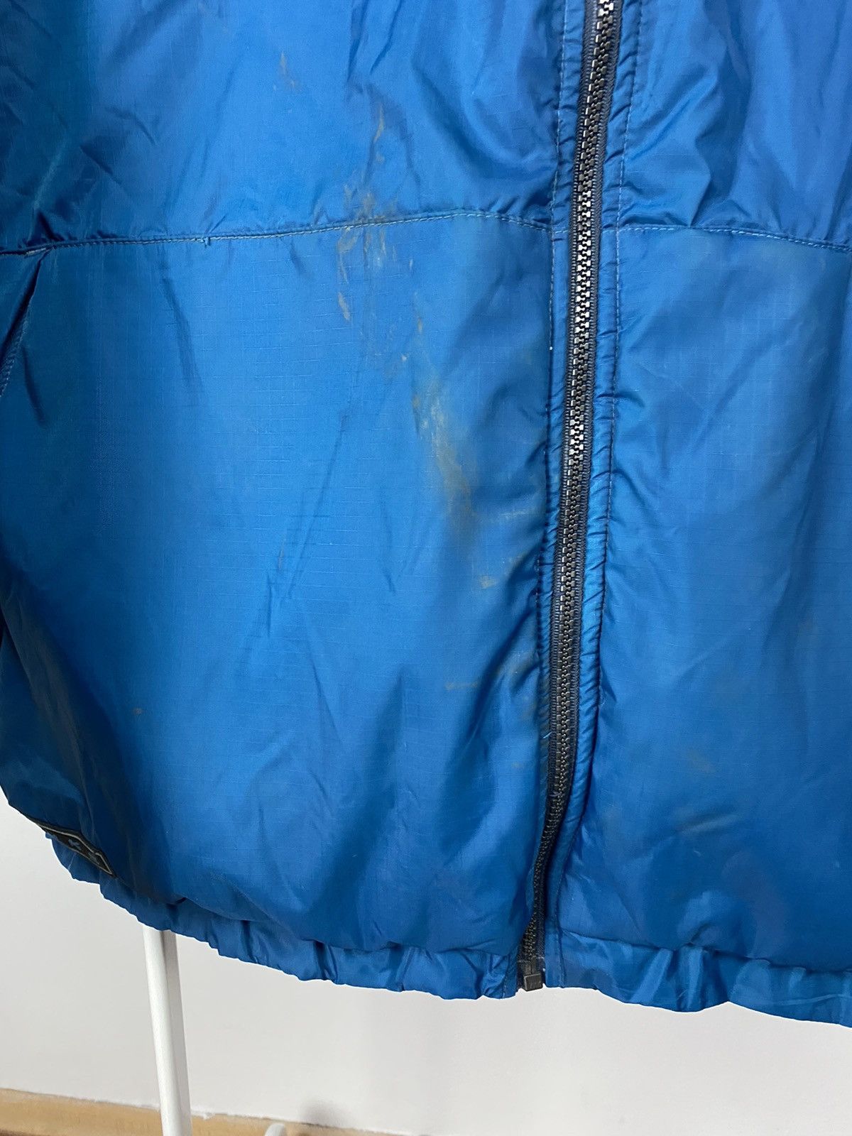 Nike × Vintage 90s Nike vintage navy / blue reversible jacket small swoosh Size US XL / EU 56 / 4 - 11 Thumbnail