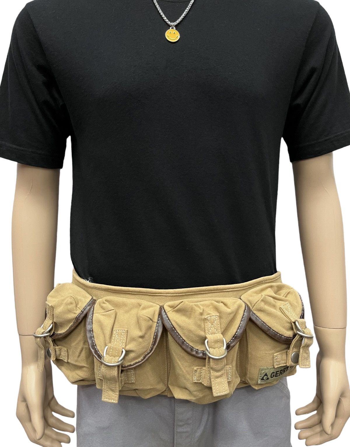 Other Vtg GERRY Multi-Pocket Tactical Undercover Style Waist Bag Size ONE SIZE - 3 Thumbnail
