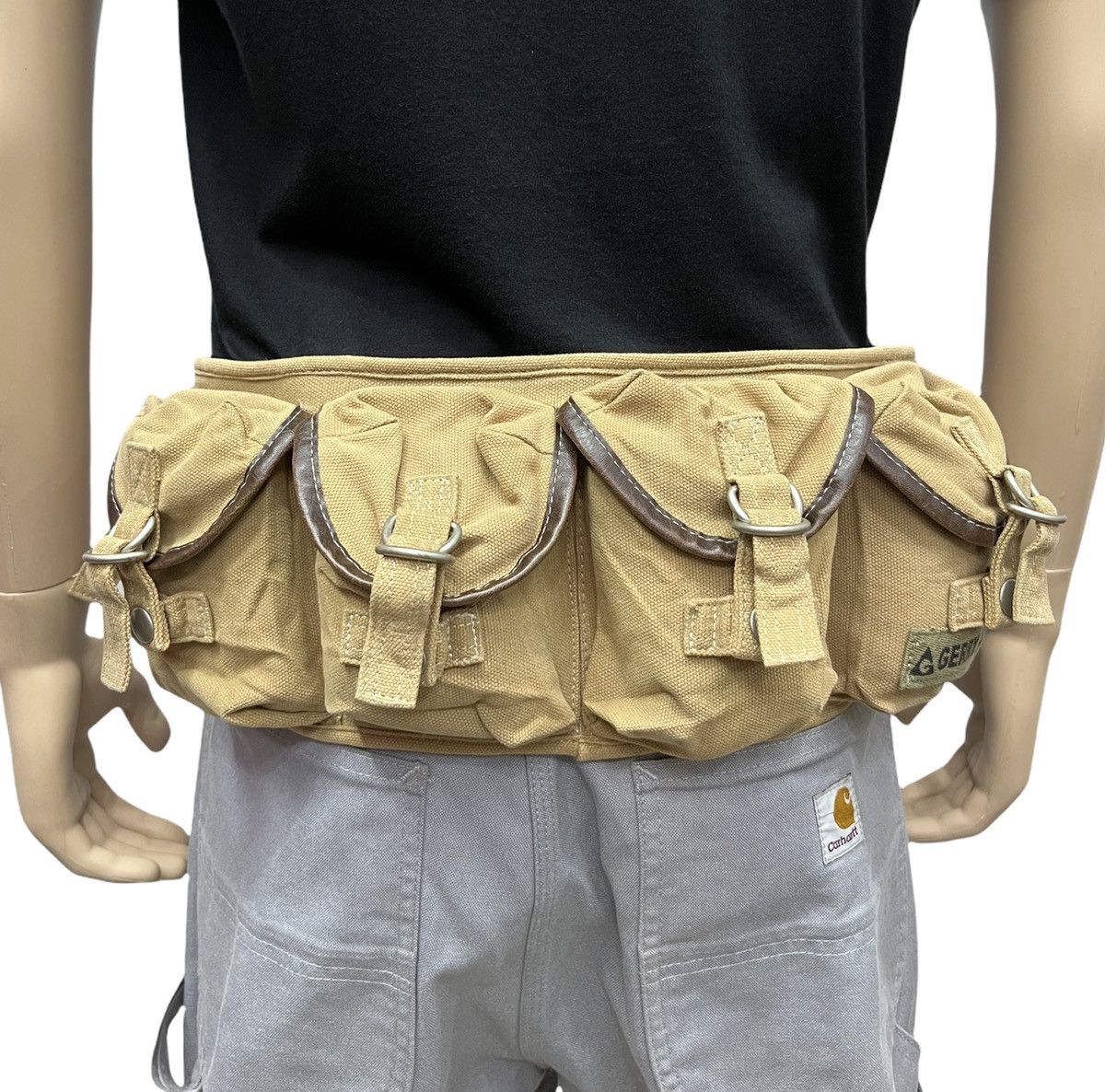 Other Vtg GERRY Multi-Pocket Tactical Undercover Style Waist Bag Size ONE SIZE - 2 Thumbnail