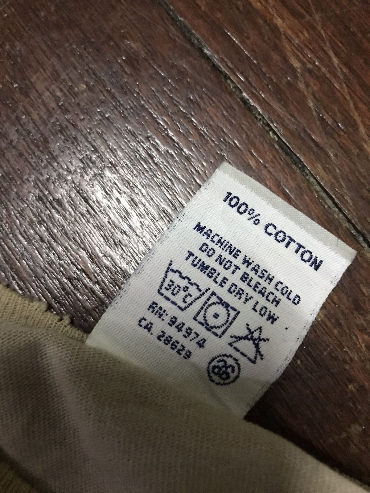 Stussy × Vintage Vintage stussy N.4 tshirt distressed made in usa Size US L / EU 52-54 / 3 - 5 Thumbnail