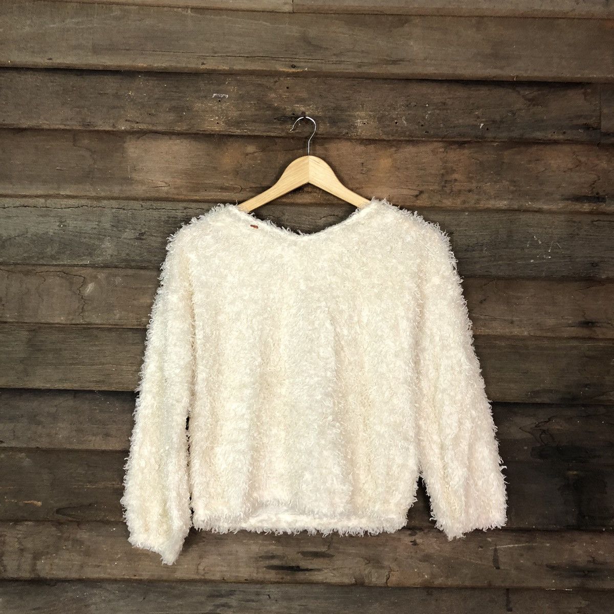 Homespun Knitwear Japan Mohair fur Shag Shaggy Knitwear #C1067 Size US S / EU 44-46 / 1 - 10 Thumbnail