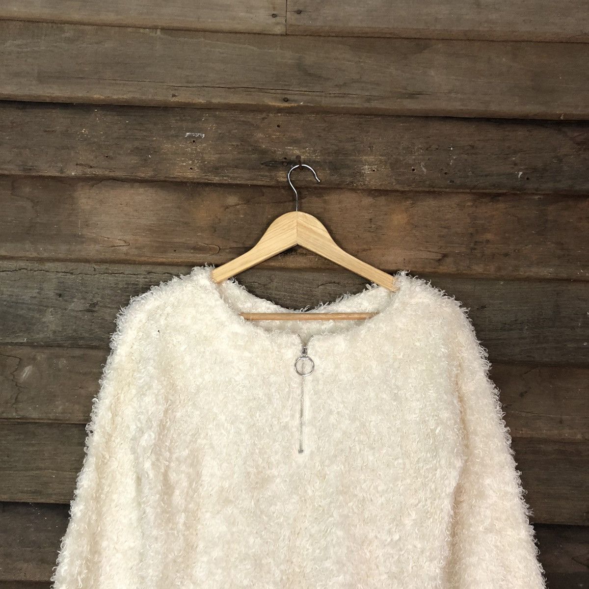 Homespun Knitwear Japan Mohair fur Shag Shaggy Knitwear #C1067 Size US S / EU 44-46 / 1 - 9 Thumbnail