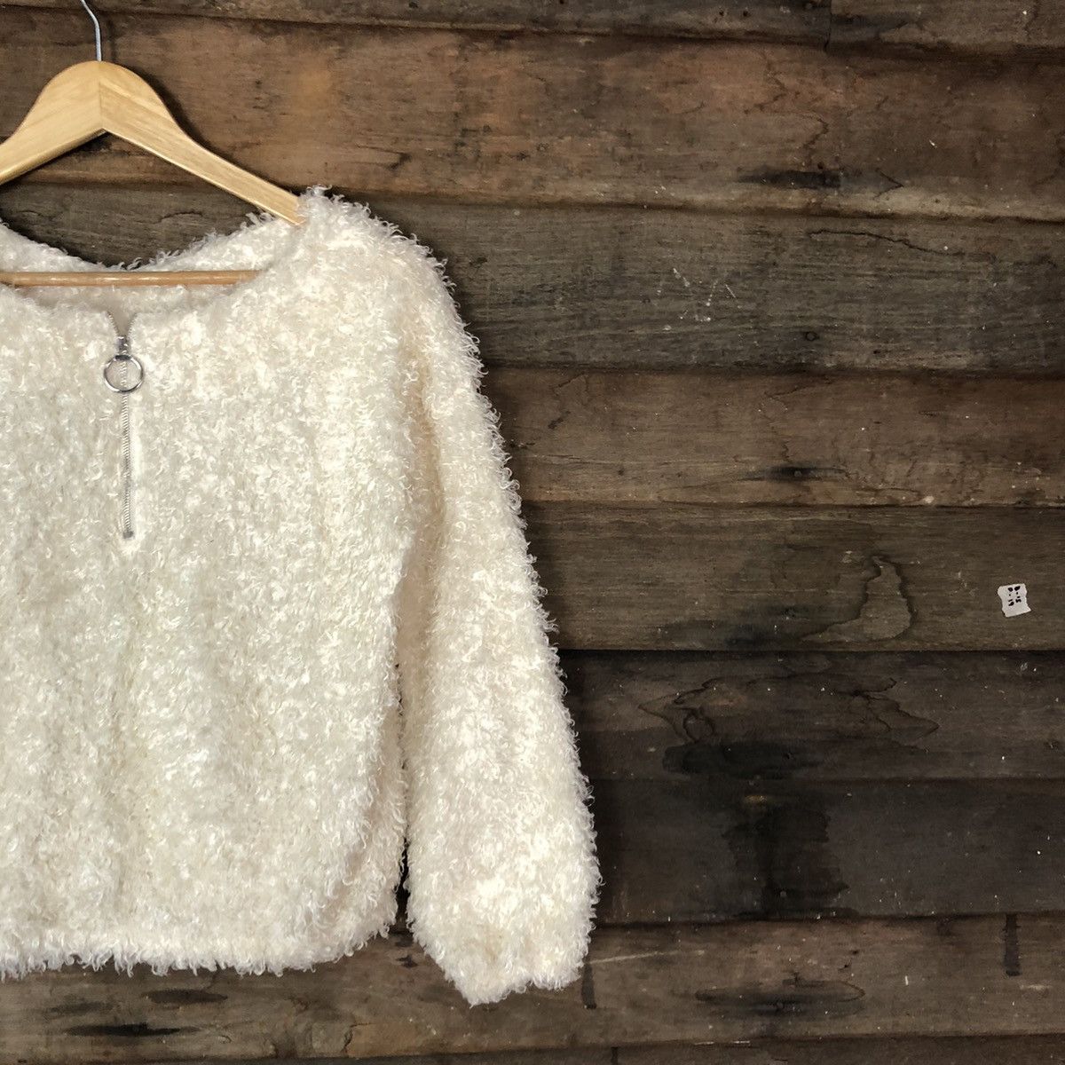 Homespun Knitwear Japan Mohair fur Shag Shaggy Knitwear #C1067 Size US S / EU 44-46 / 1 - 5 Thumbnail