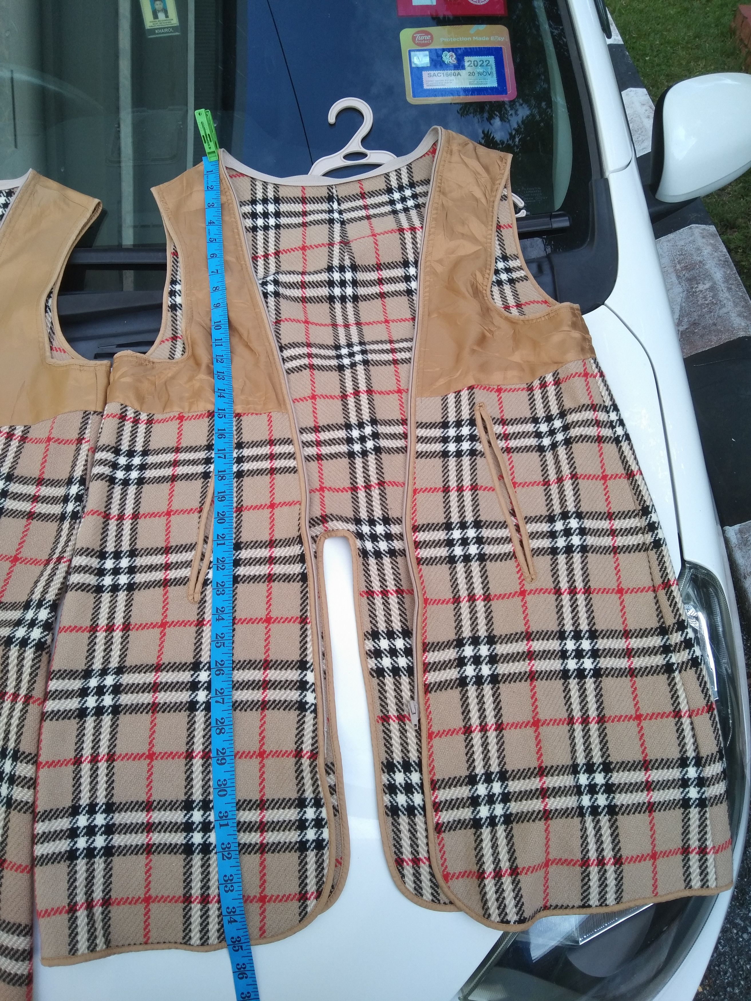 Burberry × Vintage VINTAGE BURBERRY NOVA CHECK LINING INNER JACKET Size US M / EU 48-50 / 2 - 10 Thumbnail