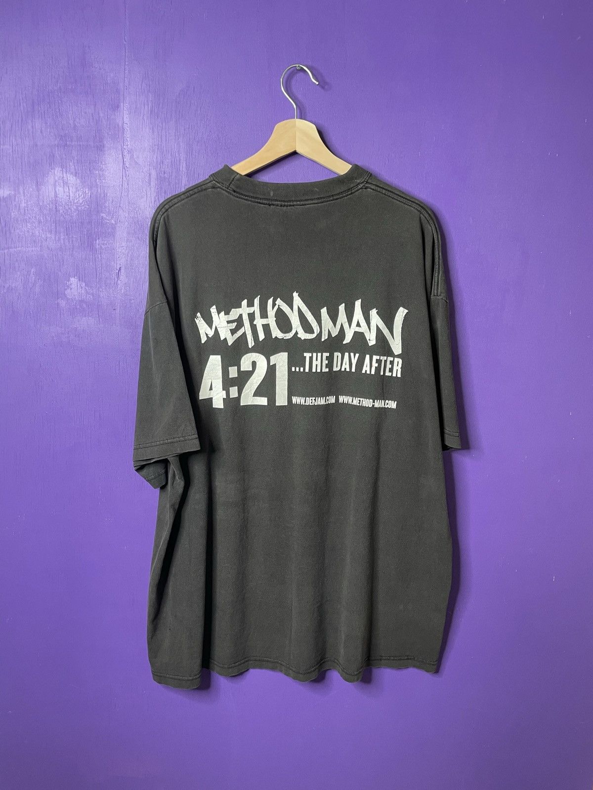Vintage × Wu Tang Clan × Wu Wear Vintage Wu Tang method man 4:21 