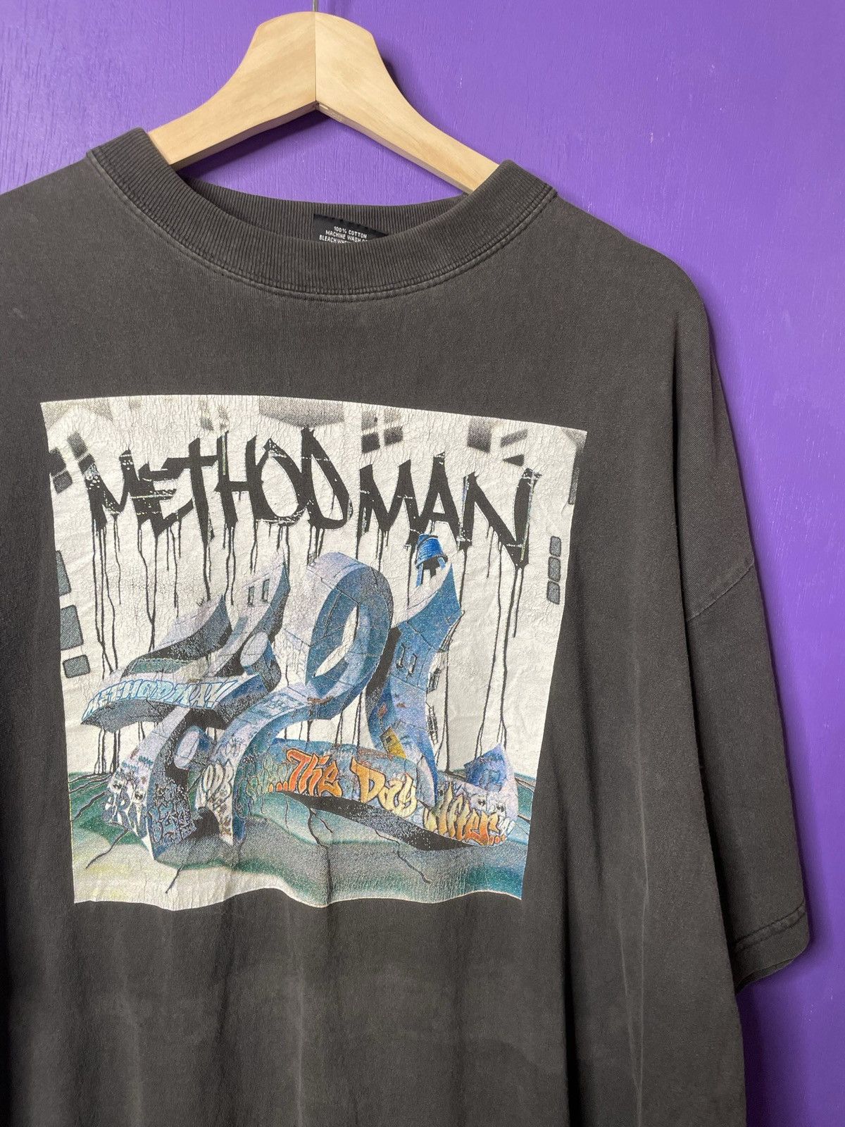 Vintage × Wu-Tang Clan Vintage Wu Tang method man 4:21 album t-shirt Size US XXL / EU 58 / 5 - 3 Thumbnail