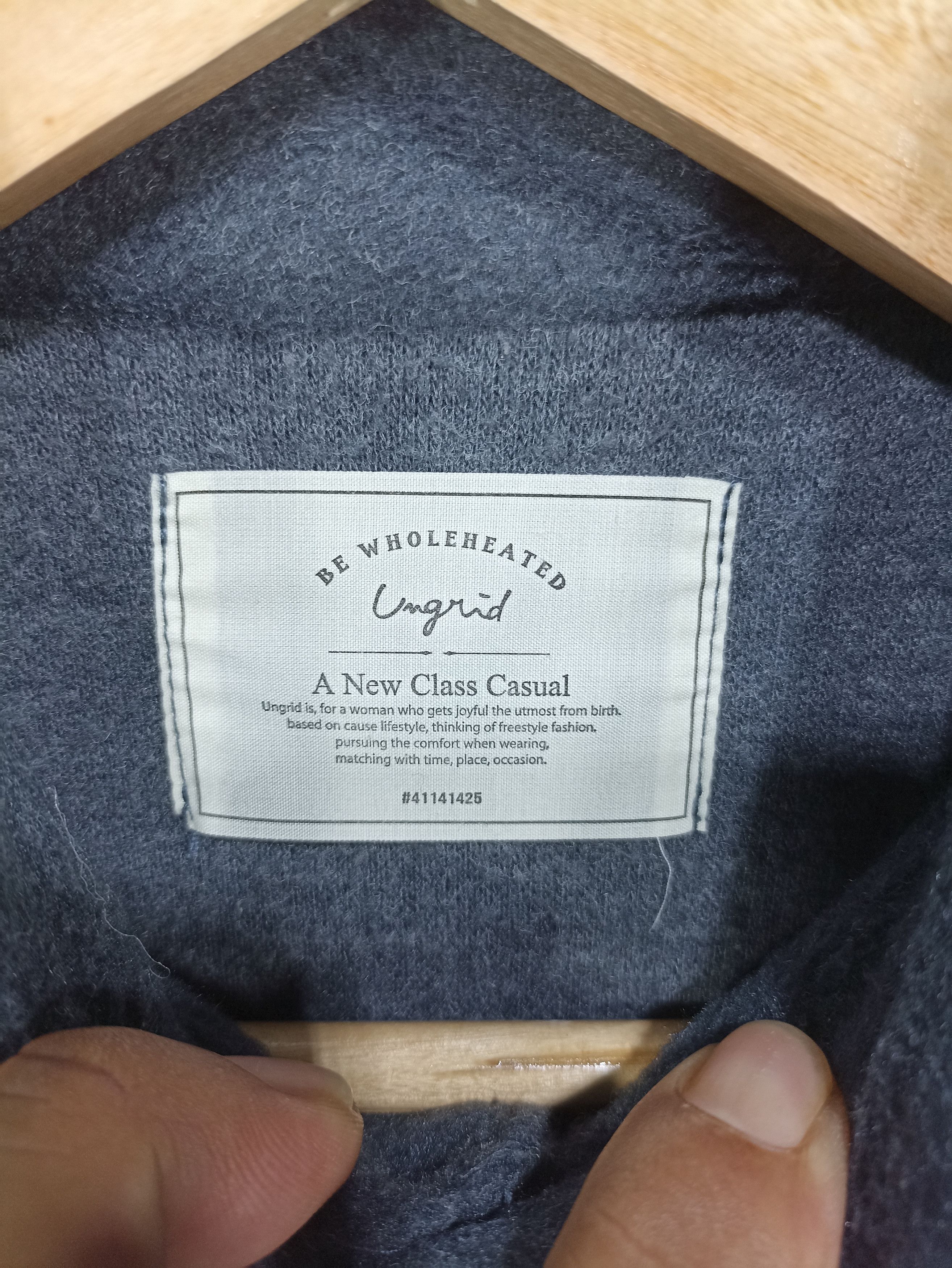 Flannel × Japanese Brand × Vintage Vintage ungrid Fleece Flannel Jacket Size US M / EU 48-50 / 2 - 6 Thumbnail