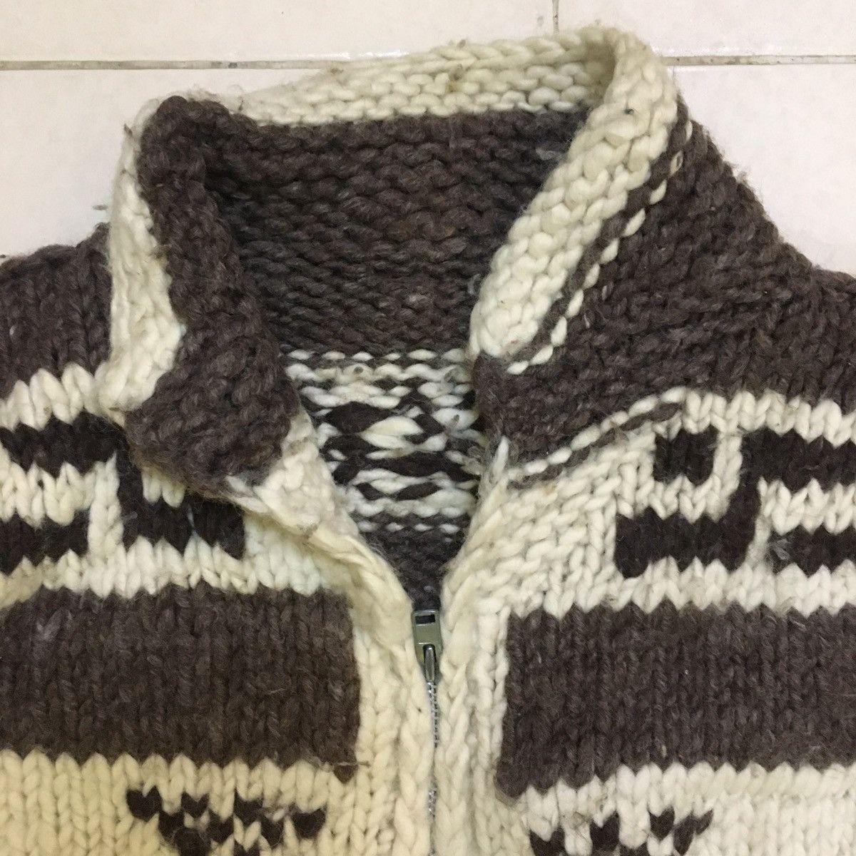 Vintage Vintage Made In Canada Heavy Knit Jacket Size US M / EU 48-50 / 2 - 10 Thumbnail