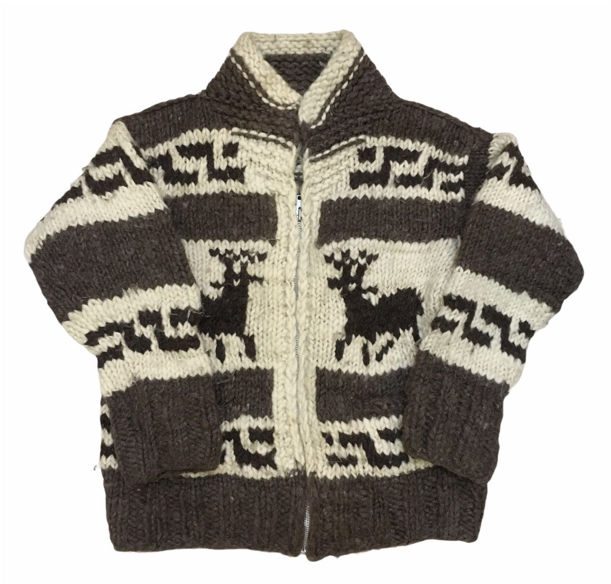 Vintage Vintage Made In Canada Heavy Knit Jacket Size US M / EU 48-50 / 2 - 1 Thumbnail